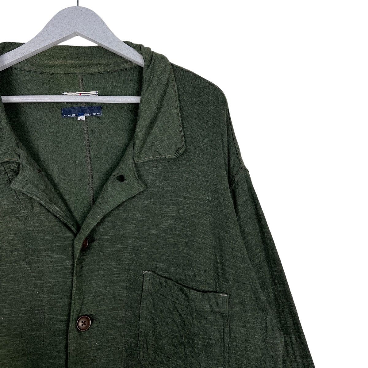 Chevignon 🔥 VINTAGE CHEVIGNON CARGO POCKET CARDIGAN Size US L / EU 52-54 / 3 - 6 Thumbnail