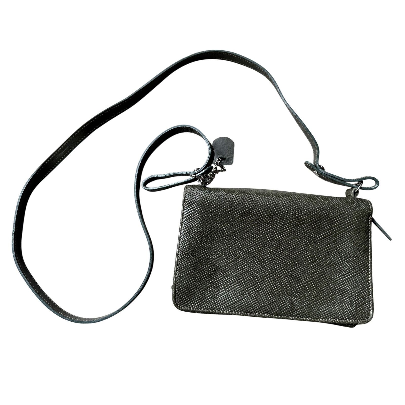 Longchamp Longchamp Compact Pebbled Leather Crossbody Bag Size ONE SIZE - 2 Thumbnail