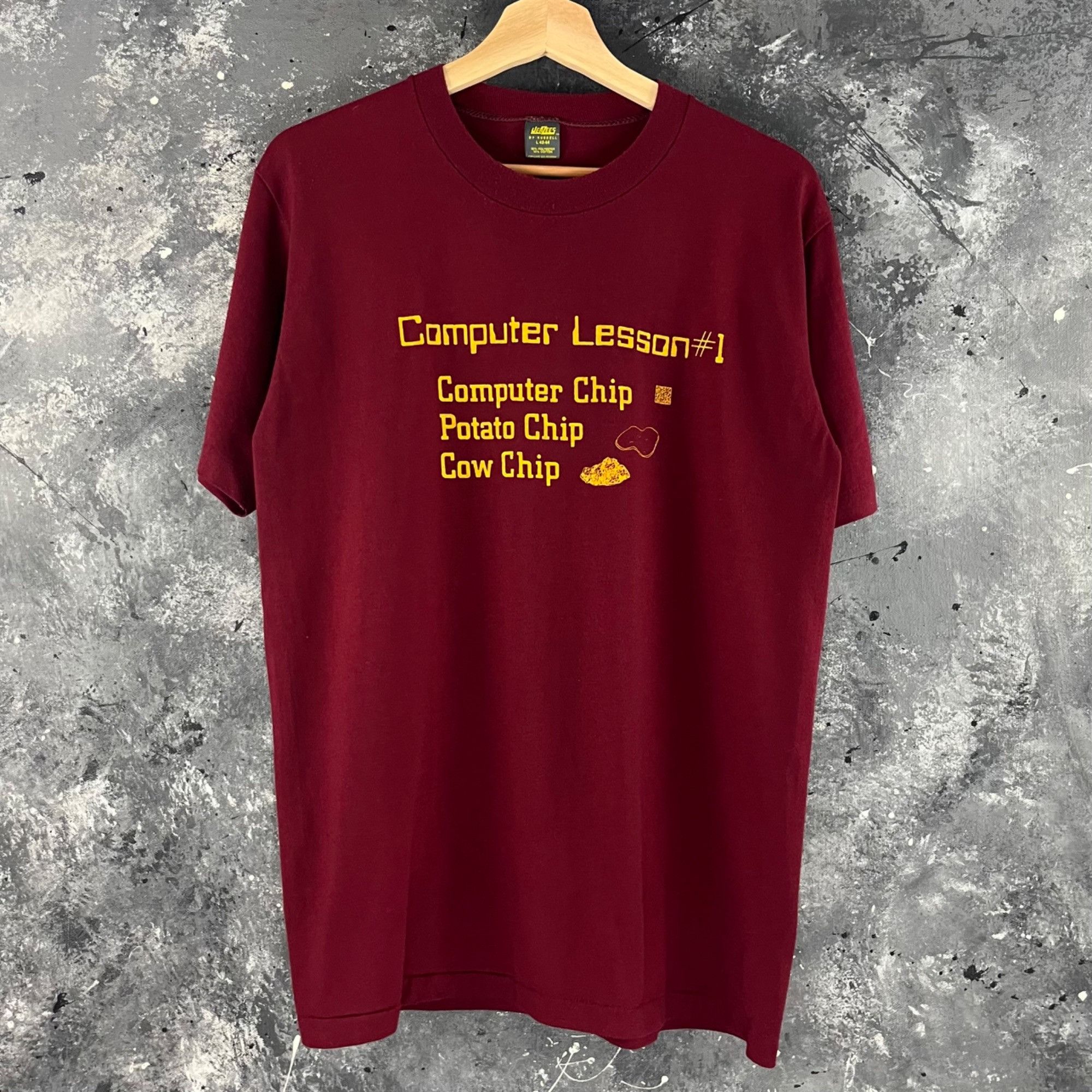 Vintage Vintage 80’s Computer tech shirt Size US L / EU 52-54 / 3 - 1 Thumbnail