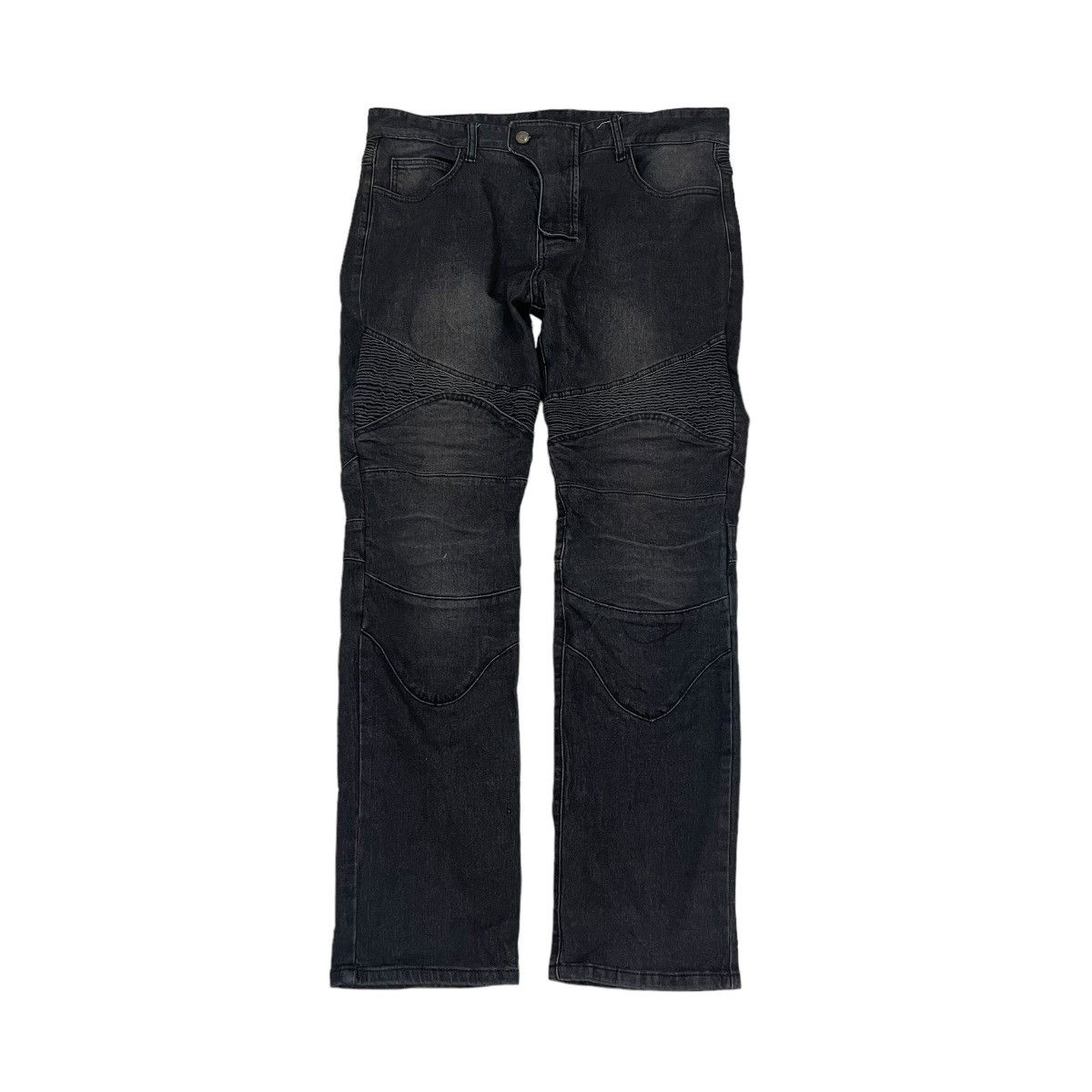 Le Grande Bleu (L.G.B.) 🔥Vintage VOLERO Padded Biker Trousers Pants Size US 36 / EU 52 - 1 Thumbnail