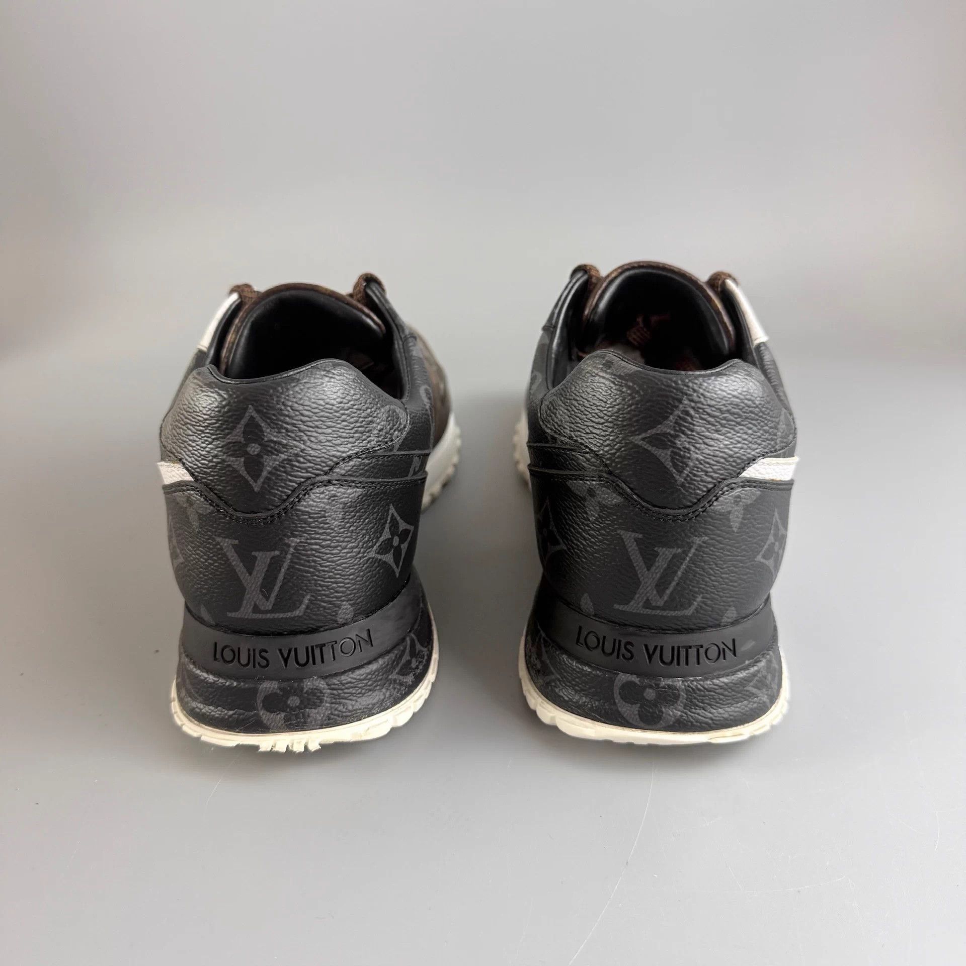 Louis Vuitton LV Runaway Black Brown Monogram Sneakers 40 95New Size US 6 / EU 39 - 3 Thumbnail