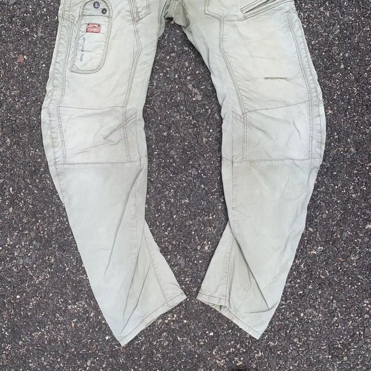 G-Star G-STAR RAW JAPAN UTILITY FADED CURVE BANANA LEGS PANTS Size US 32 / EU 48 - 3 Thumbnail