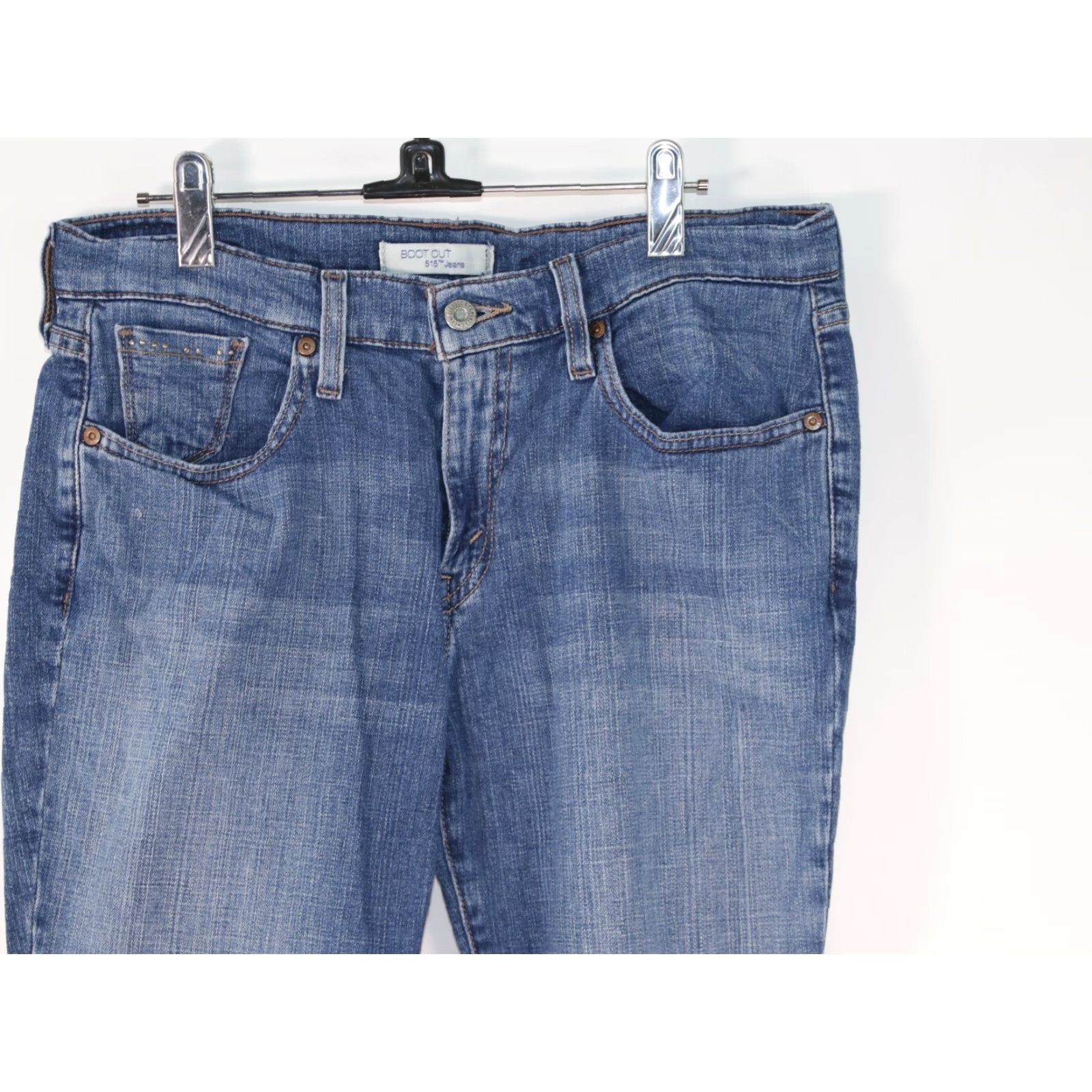 Vintage VINTAGE Levi's 515 Boot Cut Jeans Women's 8 High Rise 31x29 Blue Denim Medium Wash Jeans Women Size 24" / US 00 / IT 34 - 2 Thumbnail