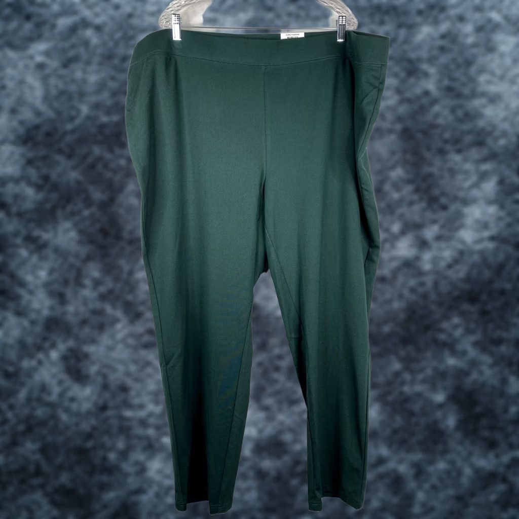 Vintage VINTAGE INC Concepts Legging Womens 28W Green Ponte Knit Pull-On Skinny Leg Pants NWT Size 28" / US 6 / IT 42 - 1 Thumbnail