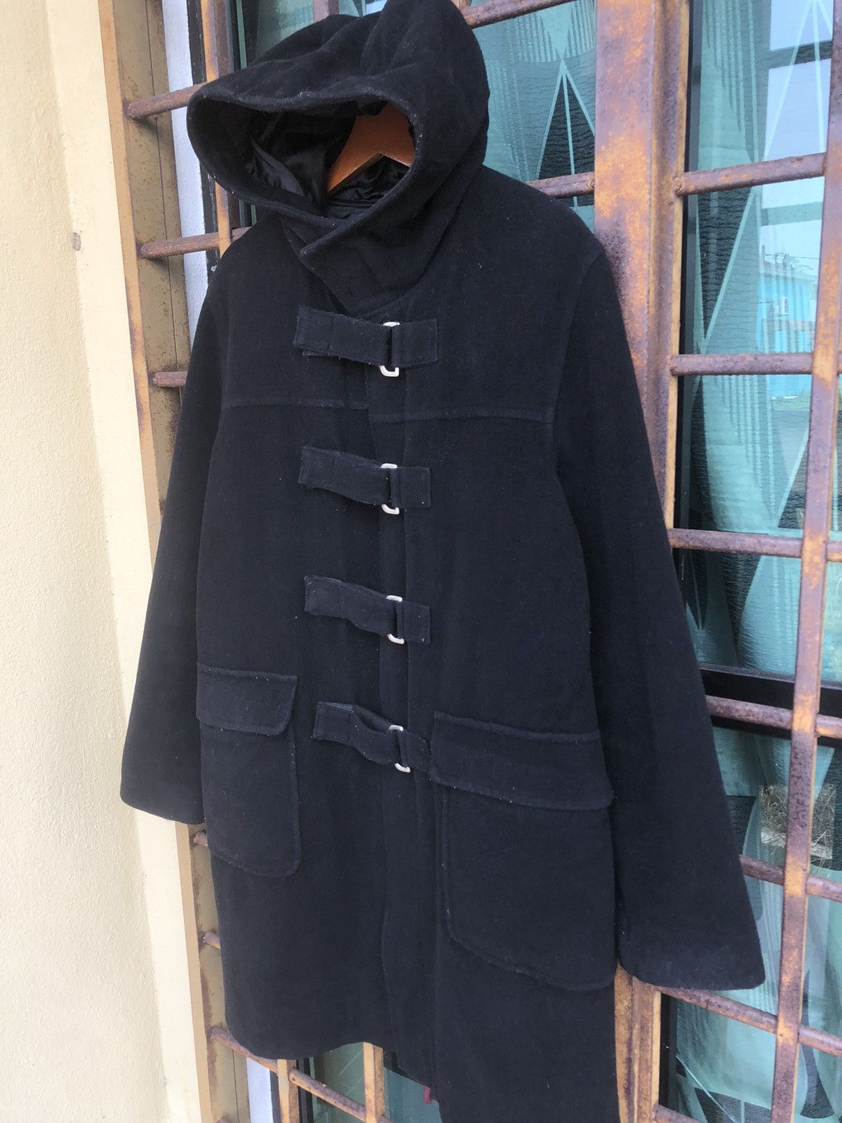 PPFM PPFM Wool Long Coat Hodie Tape Type Size US M / EU 48-50 / 2 - 2 Thumbnail