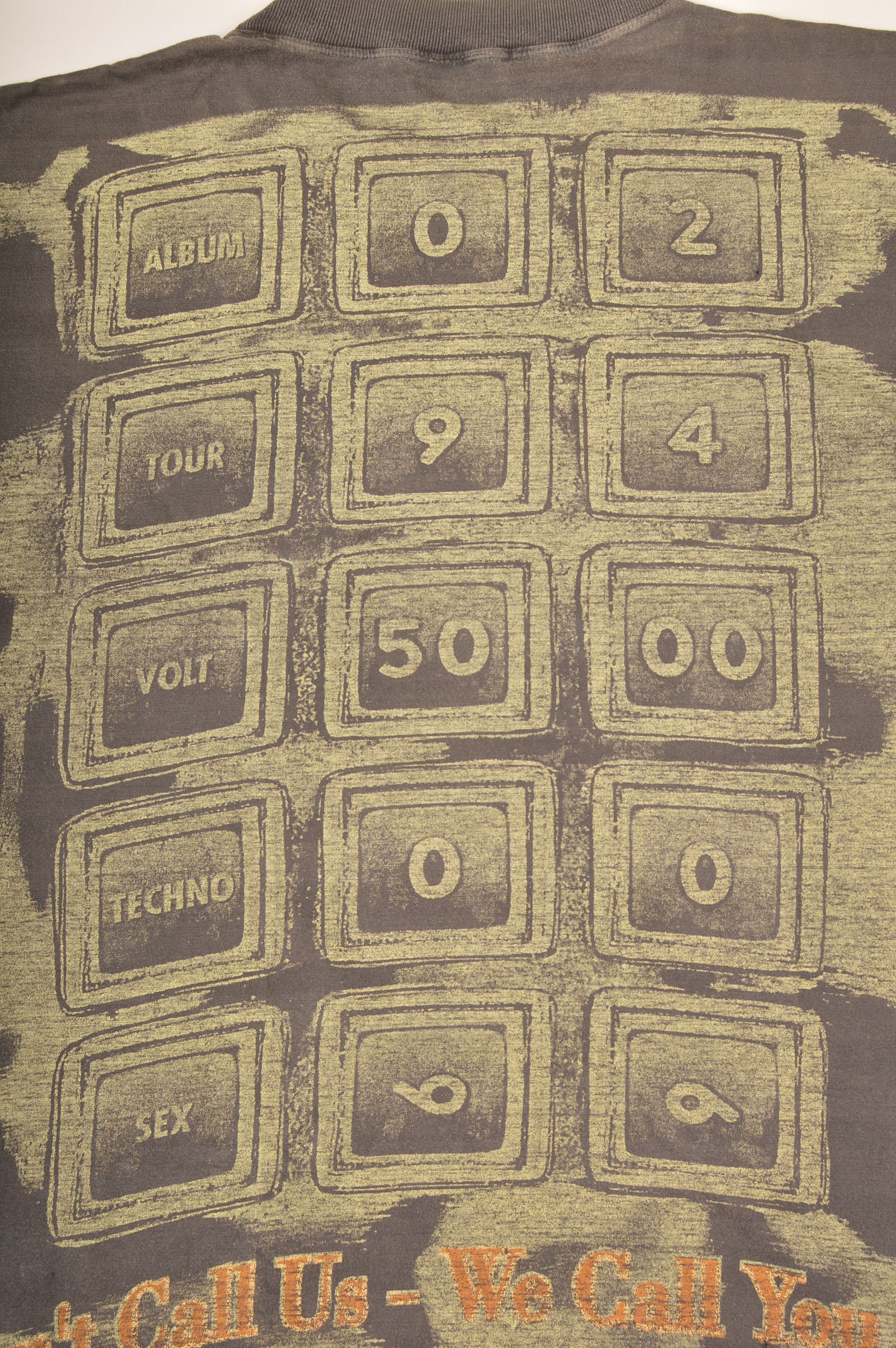 Band Tees × Vintage Distressed Vintage Hotthard Tour 94 1994 Rock T-Shirt Size US XL / EU 56 / 4 - 11 Thumbnail