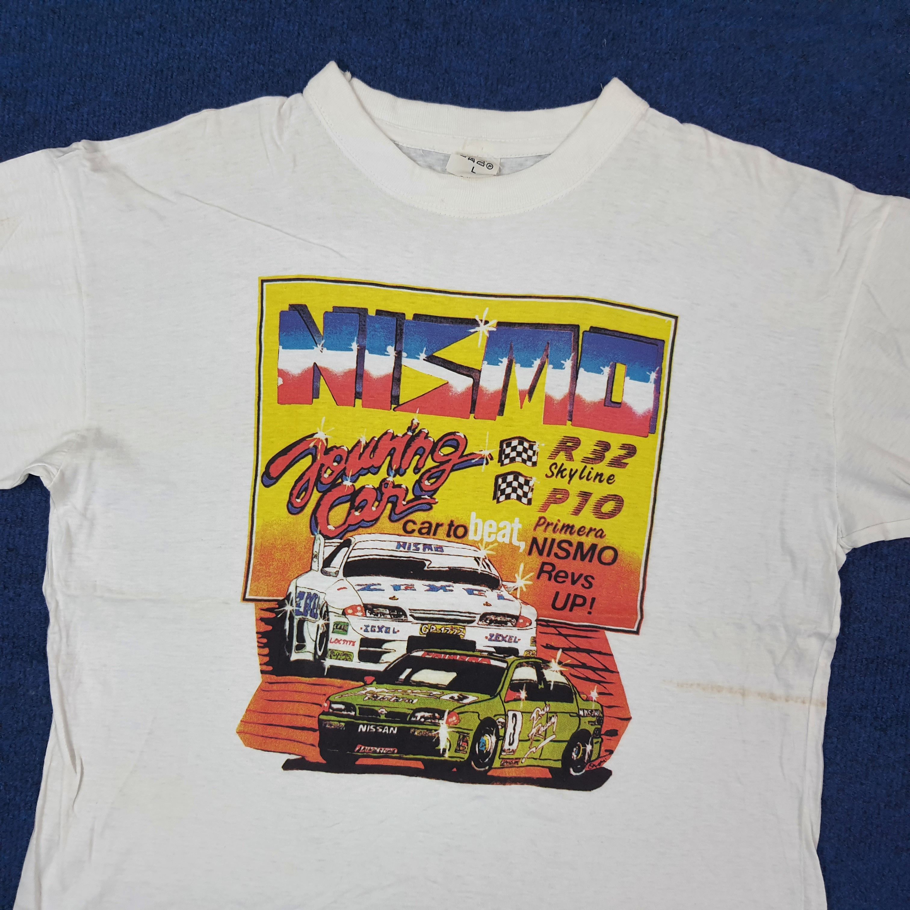 Japanese Brand Vintage NISMO Touring Car Skyline Primera 90s Tshirt C259N29 Size US L / EU 52-54 / 3 - 2 Thumbnail