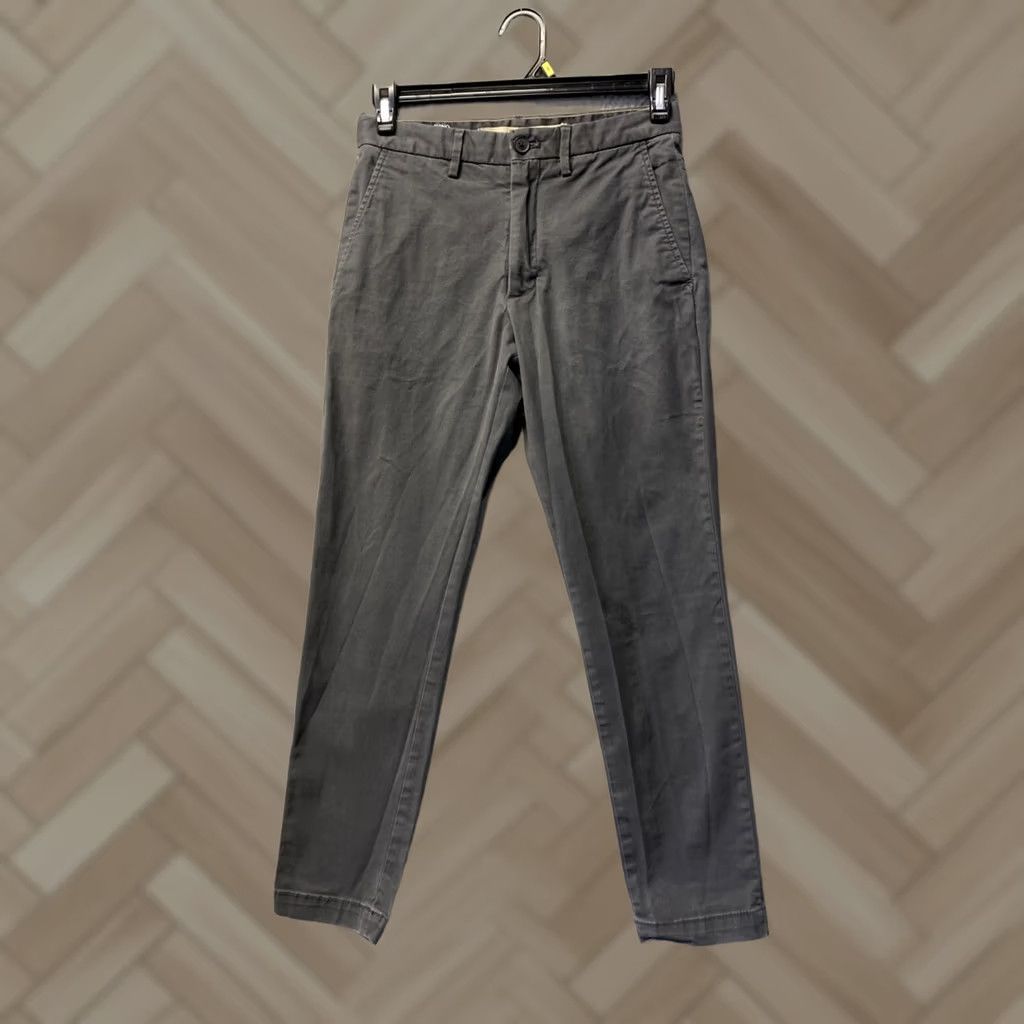 Banana Republic Banana Republic Pants Chino Men 28x28 Gray Solid Slash Pocket Cotton Mens Size US 28 / EU 44 - 1 Thumbnail