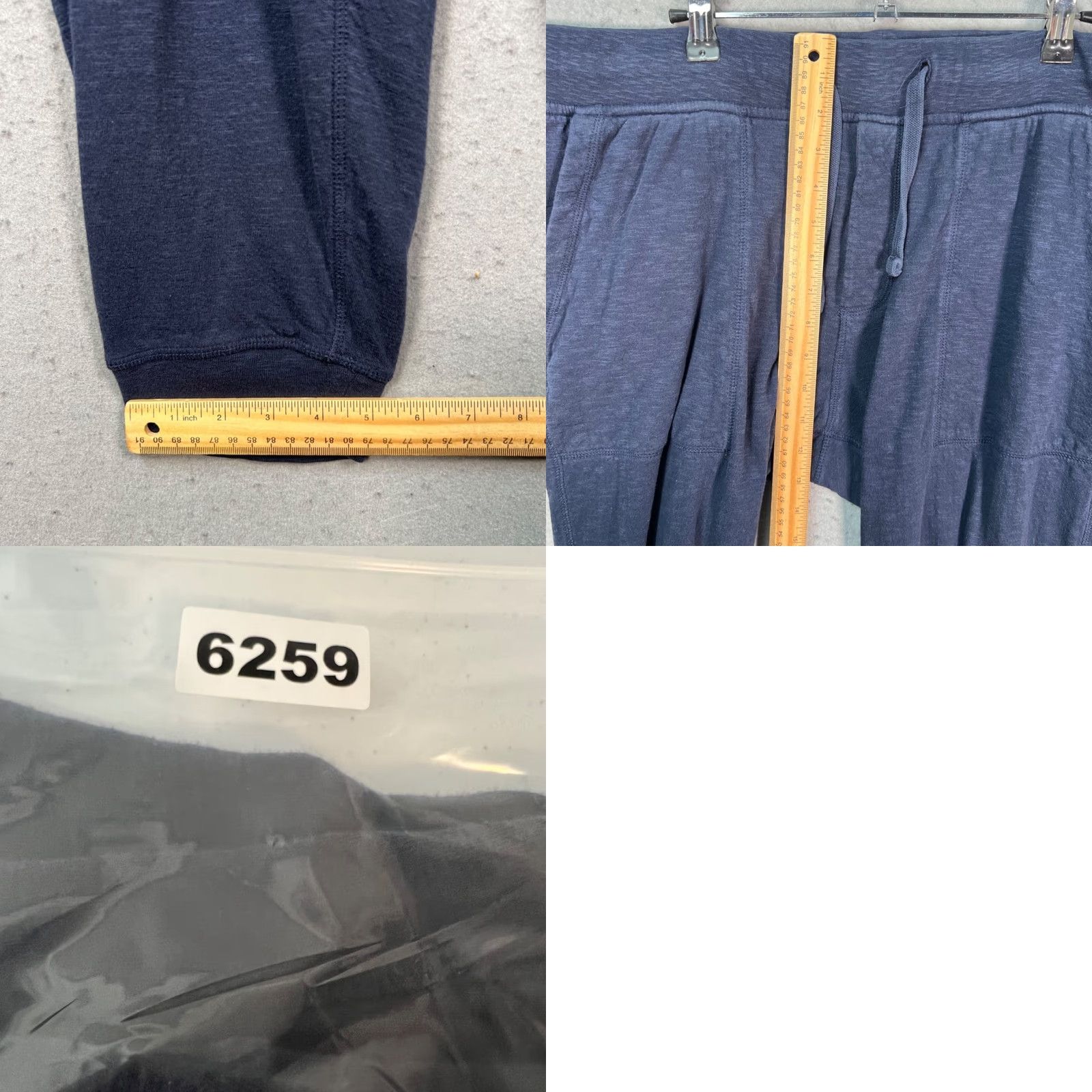 J.Crew J.CREW Mens Large Blue Jogger Sweatpants 100% Cotton Elastic Waistband Knit Pants Activewear Mens Regular Large Blue Sweatpants Size US 33 - 8 Thumbnail