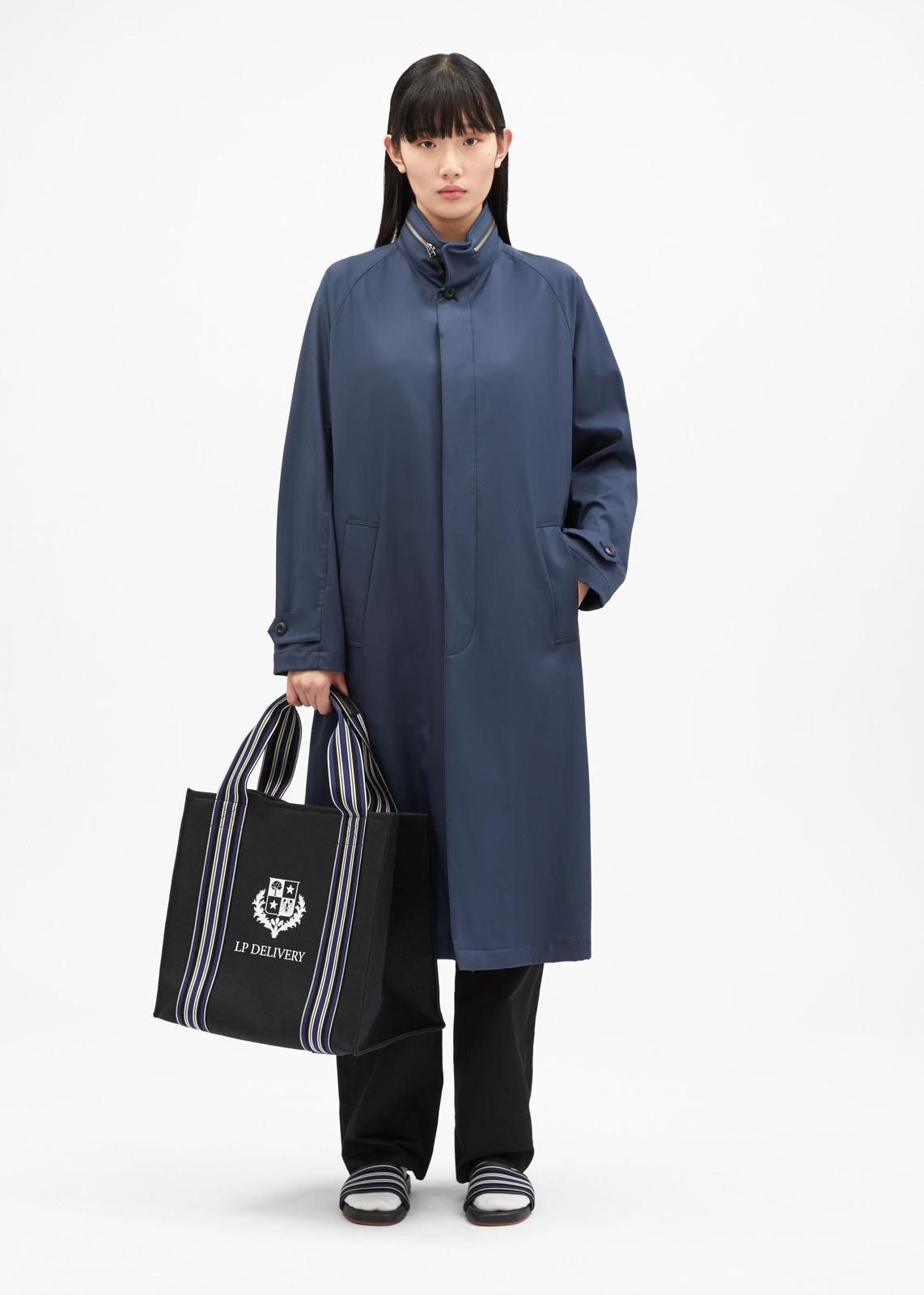 Loro Piana o1srvl11e0824 Trench Windbe Coat in Navy Blue Size XXL / US 16-18 / IT 52-54 - 5 Thumbnail