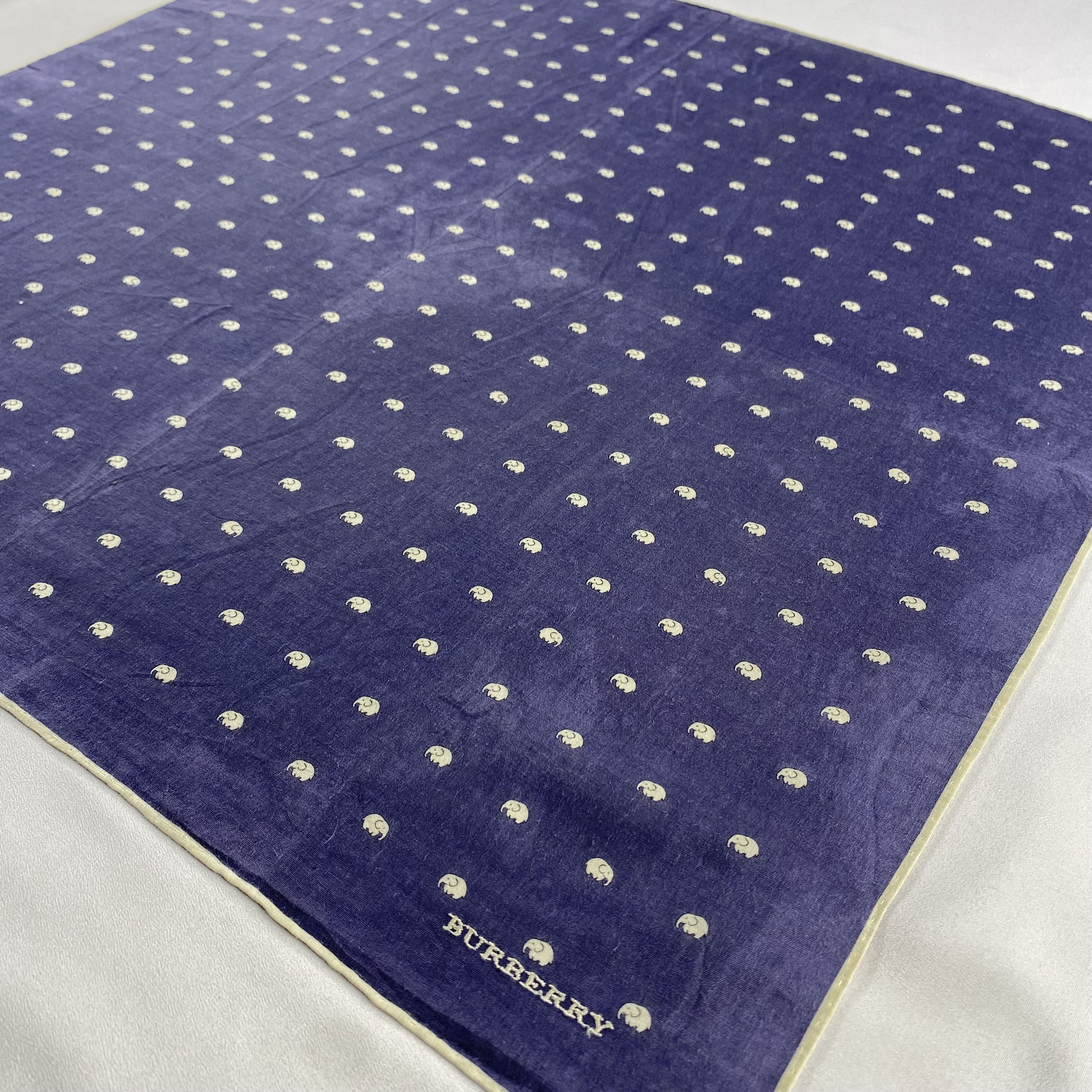 Burberry × Vintage Burberry Handkerchief / Neckerchief / Bandana-P1869 Size ONE SIZE - 2 Thumbnail