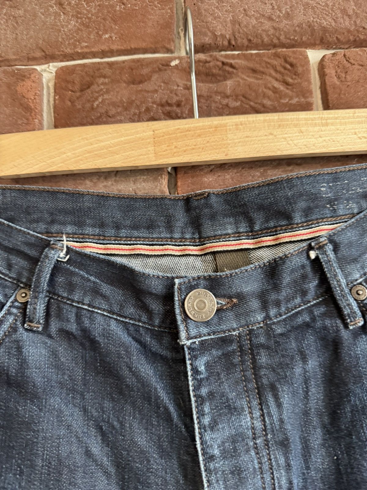 Burberry BURBERRY SWAINE Tapered Leg DENIM JEANS Pants 33x32 Blue Size US 33 - 5 Thumbnail