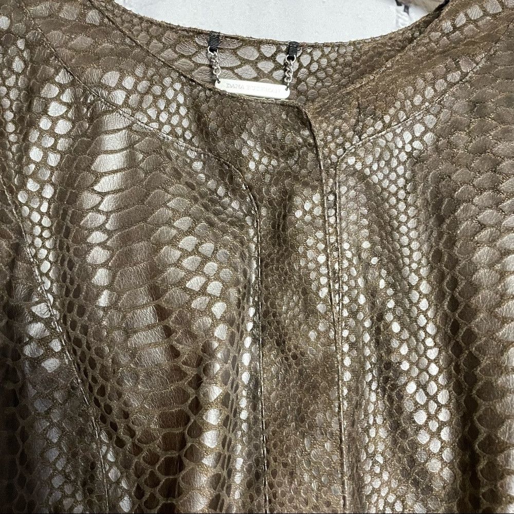 Other Dana Buchman Brown Snake Print Jacket Size 2X Size XXL / US 16-18 / IT 52-54 - 7 Thumbnail