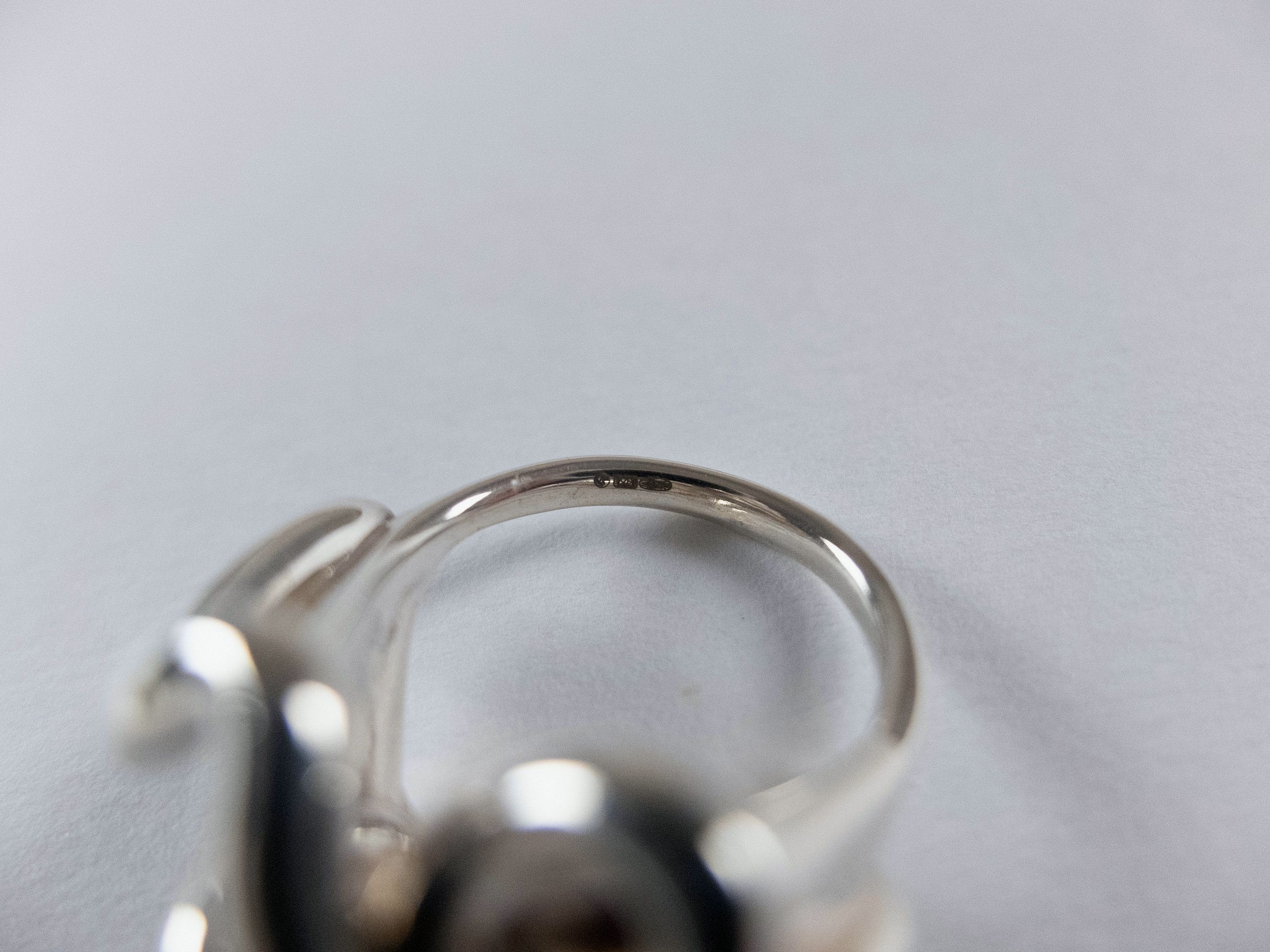 Bottega Veneta BOTTEGA VENETA Whirl Sterling silver abstract ring Size 9 19 Size ONE SIZE - 7 Thumbnail