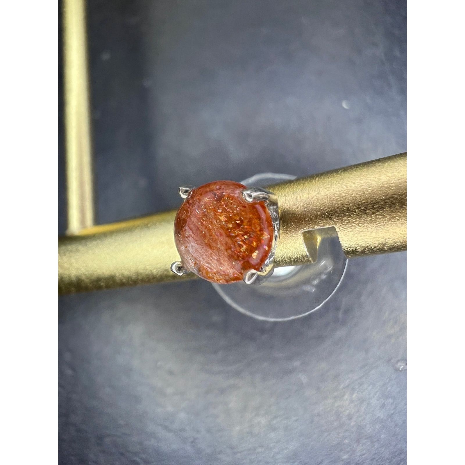 Other Sunstone Sterling silver stud earrings Size ONE SIZE - 4 Thumbnail