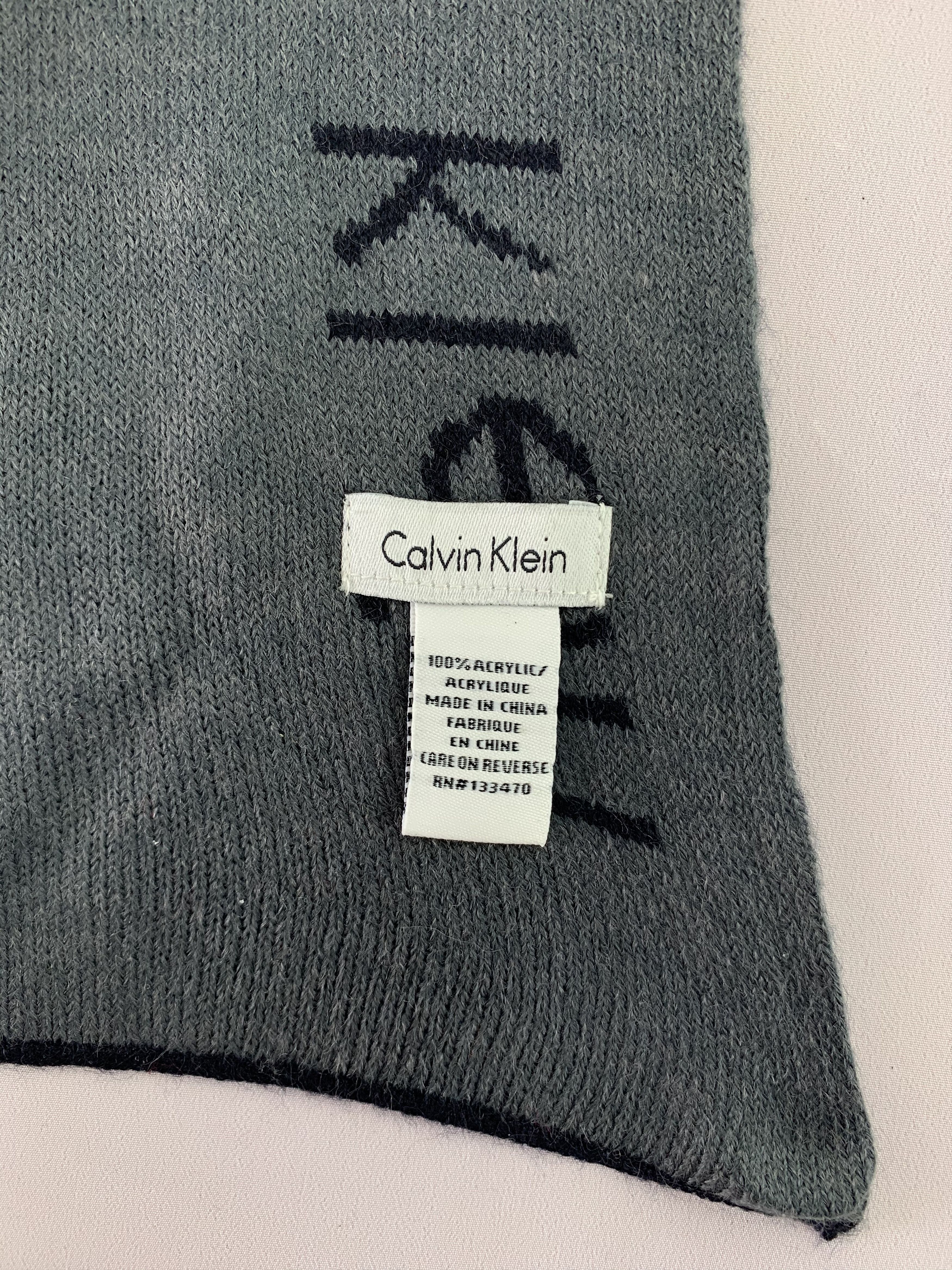 Calvin Klein Calvin klein Scarf Wool Muffler Neck Wrap BL4191 Size ONE SIZE - 4 Thumbnail