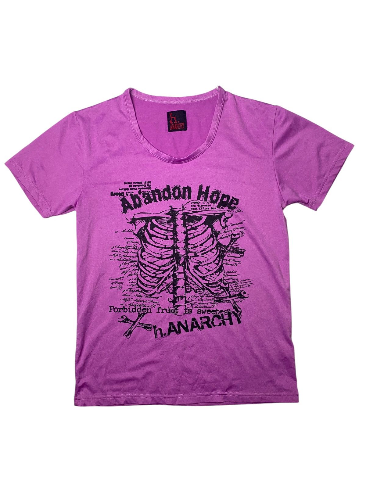 Beauty Beast 2000's H. Anarchy Bone Poem Shirt Size US S / EU 44-46 / 1 - 1 Thumbnail