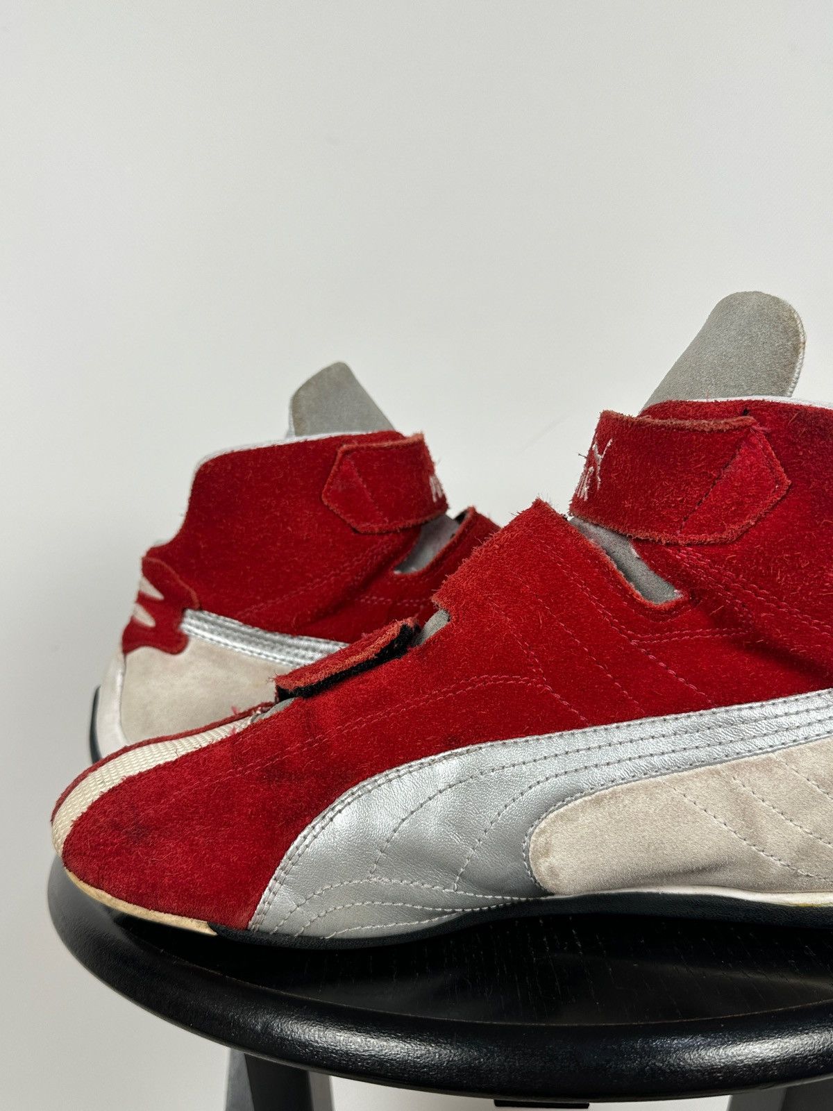Puma Vintage Puma F1 KartCat SpeedCat Red Suede Sneakers Size US 10 / EU 43 - 17 Thumbnail