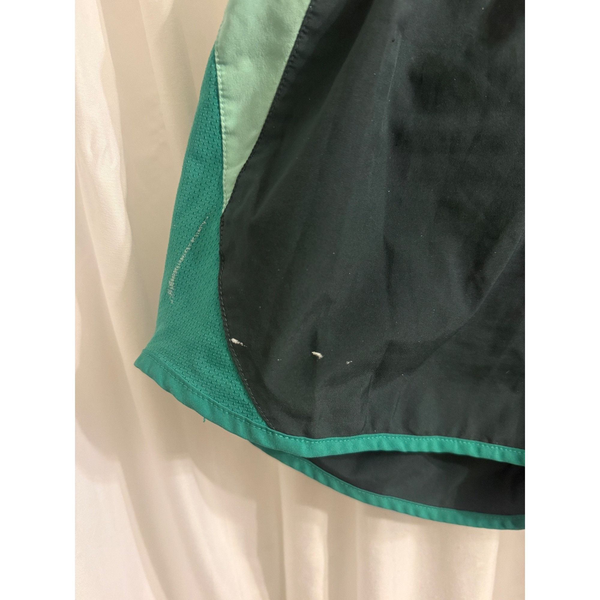 Nike Nike Womens Dri-Fit Athletic Running Shorts Green & Teal Siz Size 28" / US 6 / IT 42 - 3 Thumbnail