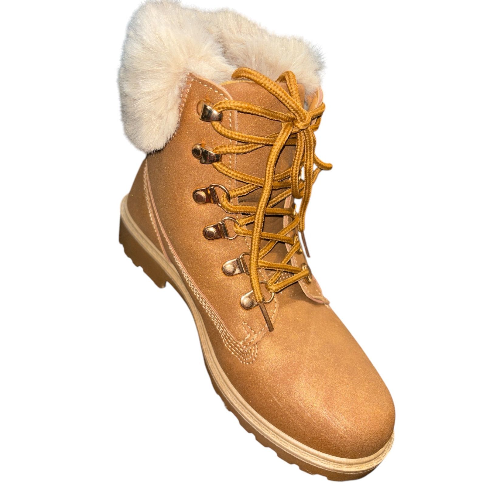 The Unbranded Brand B&M Collections Winter-Style Lace Boots Size 8 Size US 8 / IT 38 - 4 Thumbnail