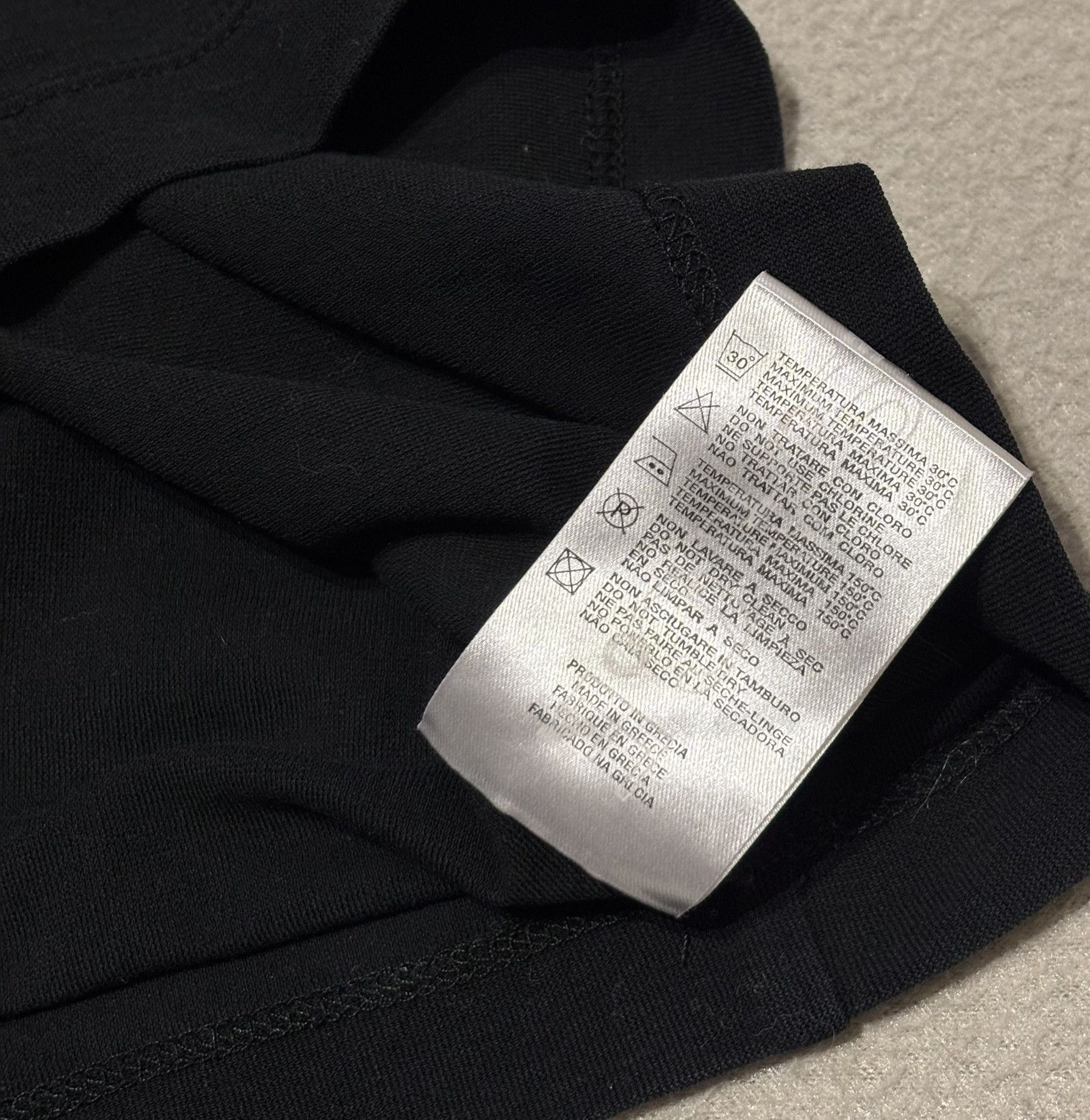 Versace Versace Collection Black T-Shirt 1/4 zip size. L Size L / US 10 / IT 46 - 14 Thumbnail