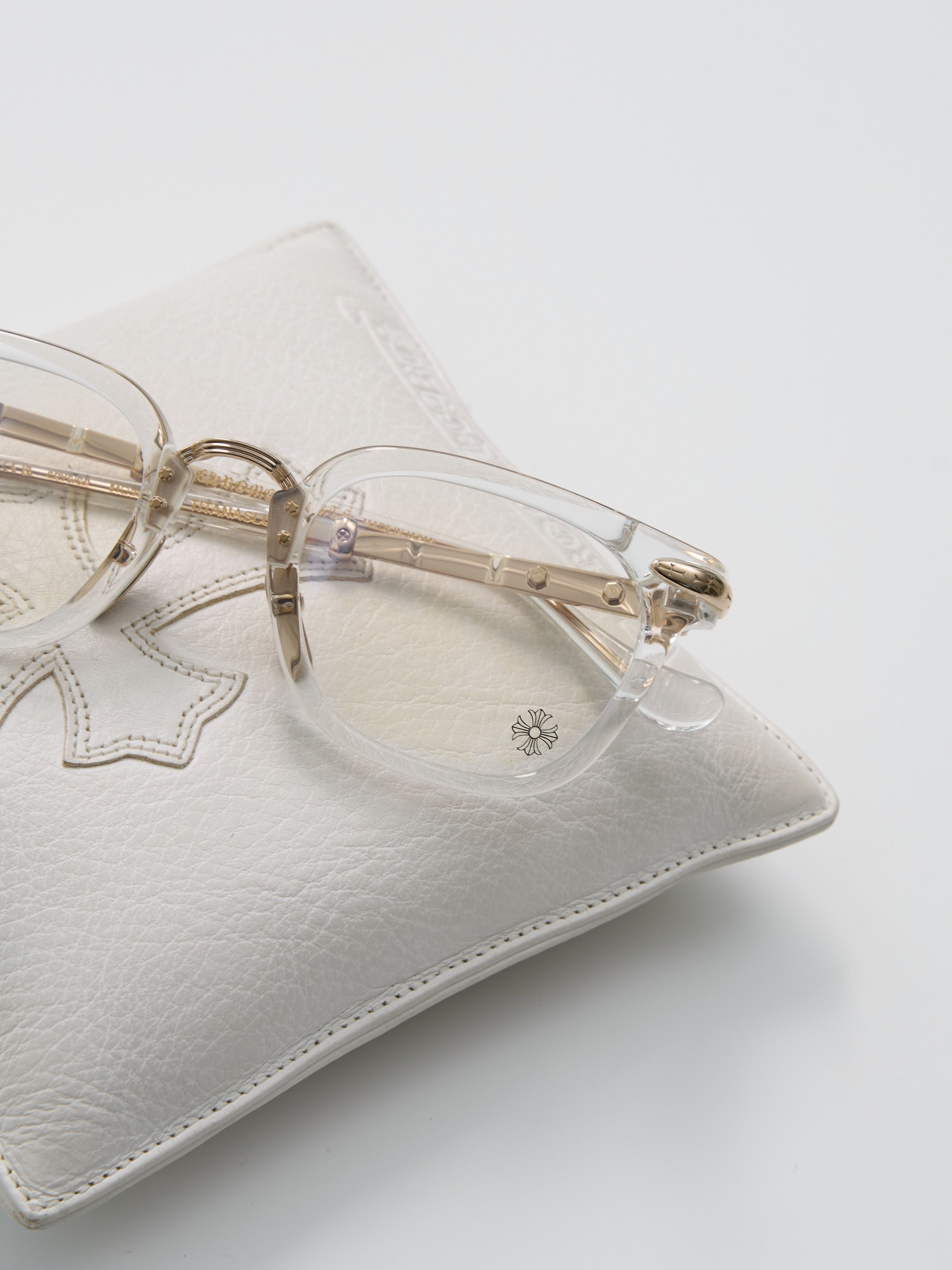 Chrome Hearts CHROME HEARTS TITANASLUVR CRYSTAL/GOLD PLATED- Size ONE SIZE - 3 Thumbnail
