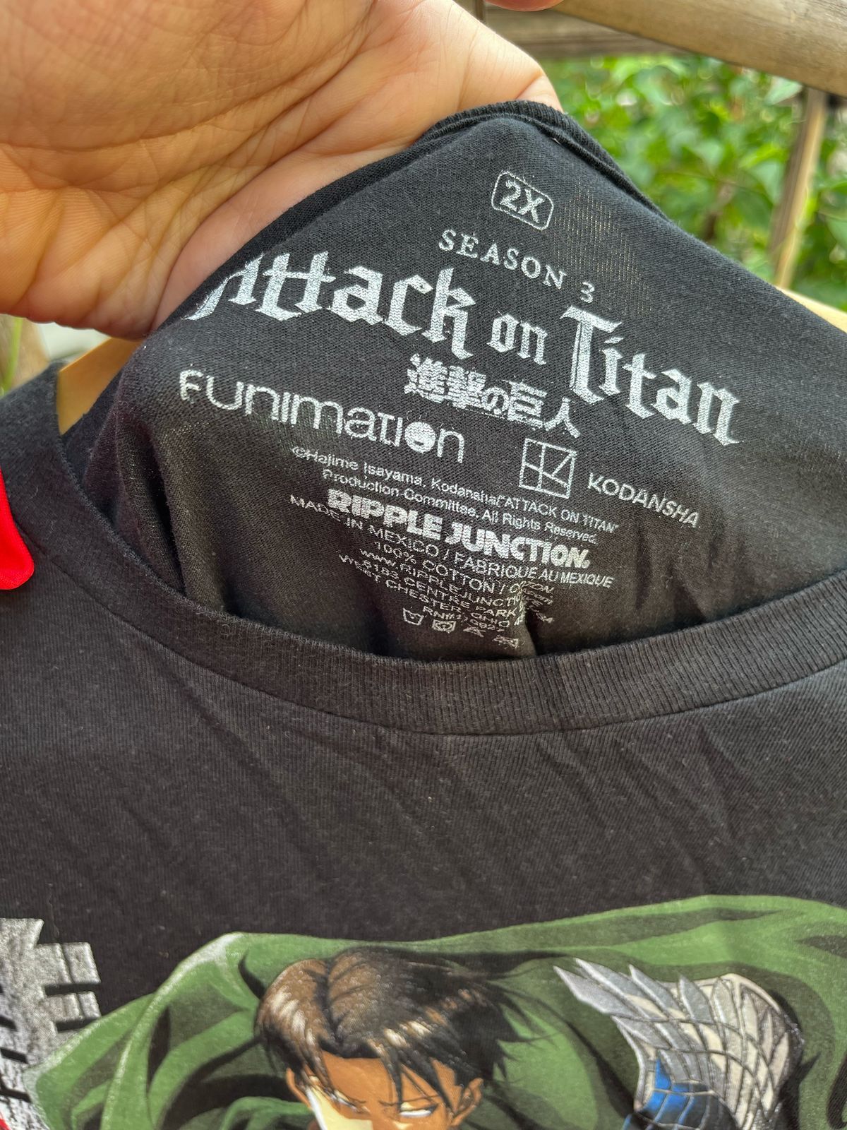Anime × Japanese Brand anime attack on titan capt levi season 3 tshirt Size US XXL / EU 58 / 5 - 4 Thumbnail