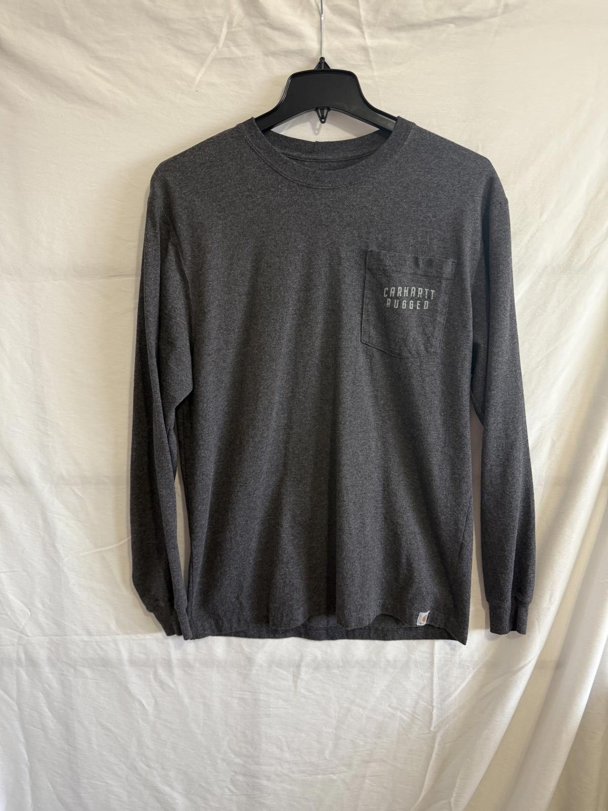 Carhartt Carhartt Rugged Long Sleeve Pocket T-Shirt sz M Original Fit Size US M / EU 48-50 / 2 - 1 Thumbnail