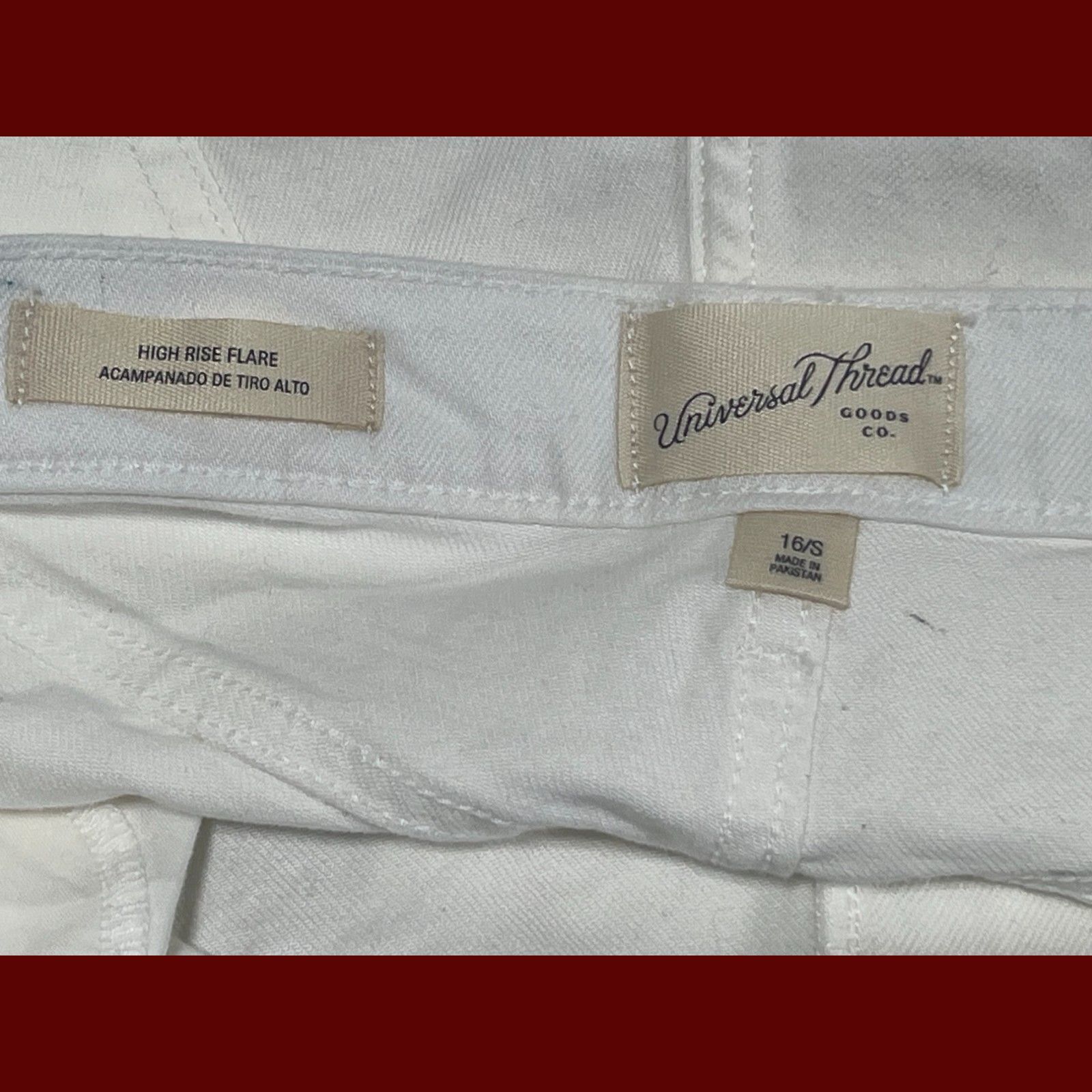 Other Universal Thread-Women's High Rise Flare Fitted Hip & Thigh Size 38" / US 16 / IT 52 - 10 Thumbnail