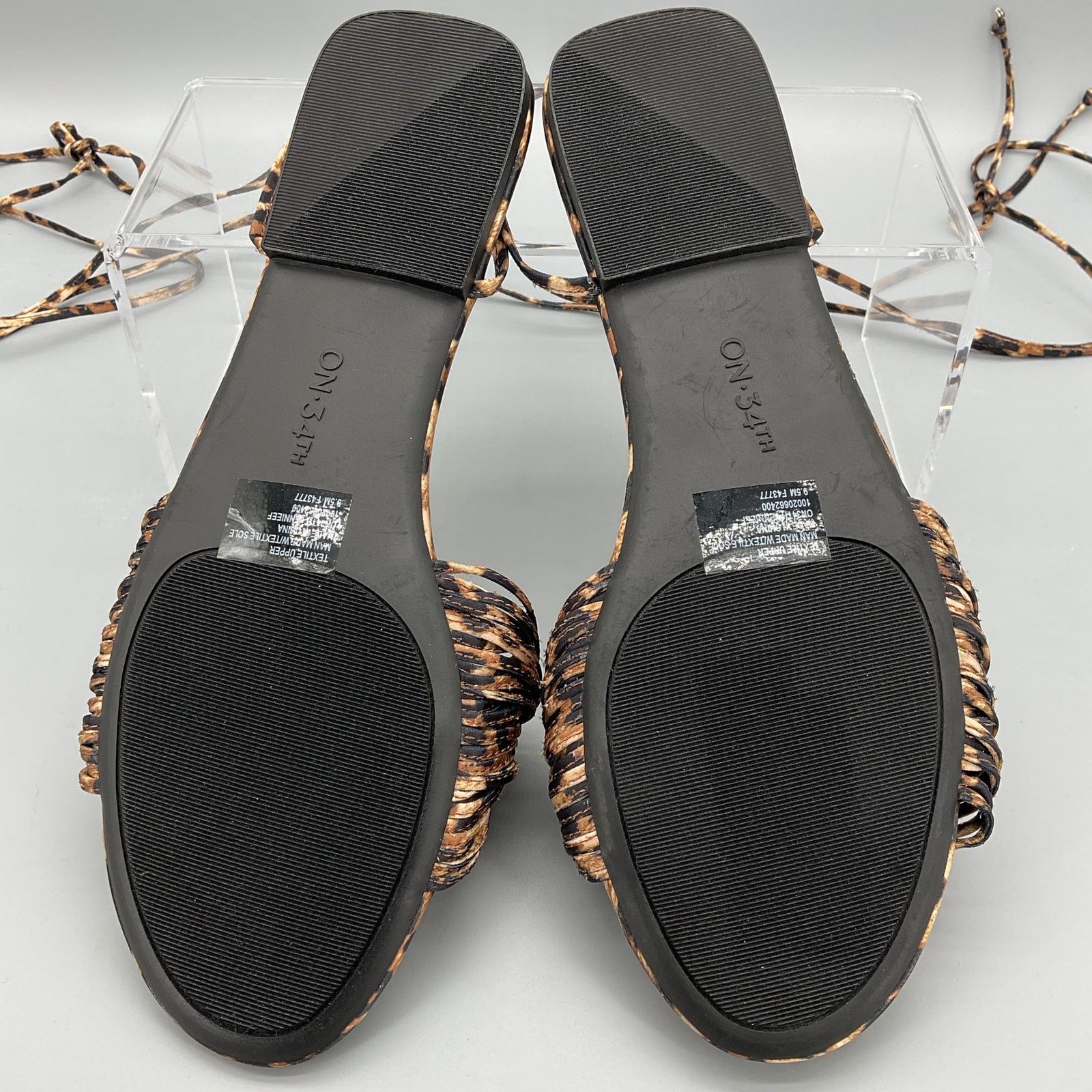 Other NEW on 34th Women’s Jenniee Knot Sandals Leopard Size 9.5M Size US 9.5 / IT 39.5 - 8 Thumbnail