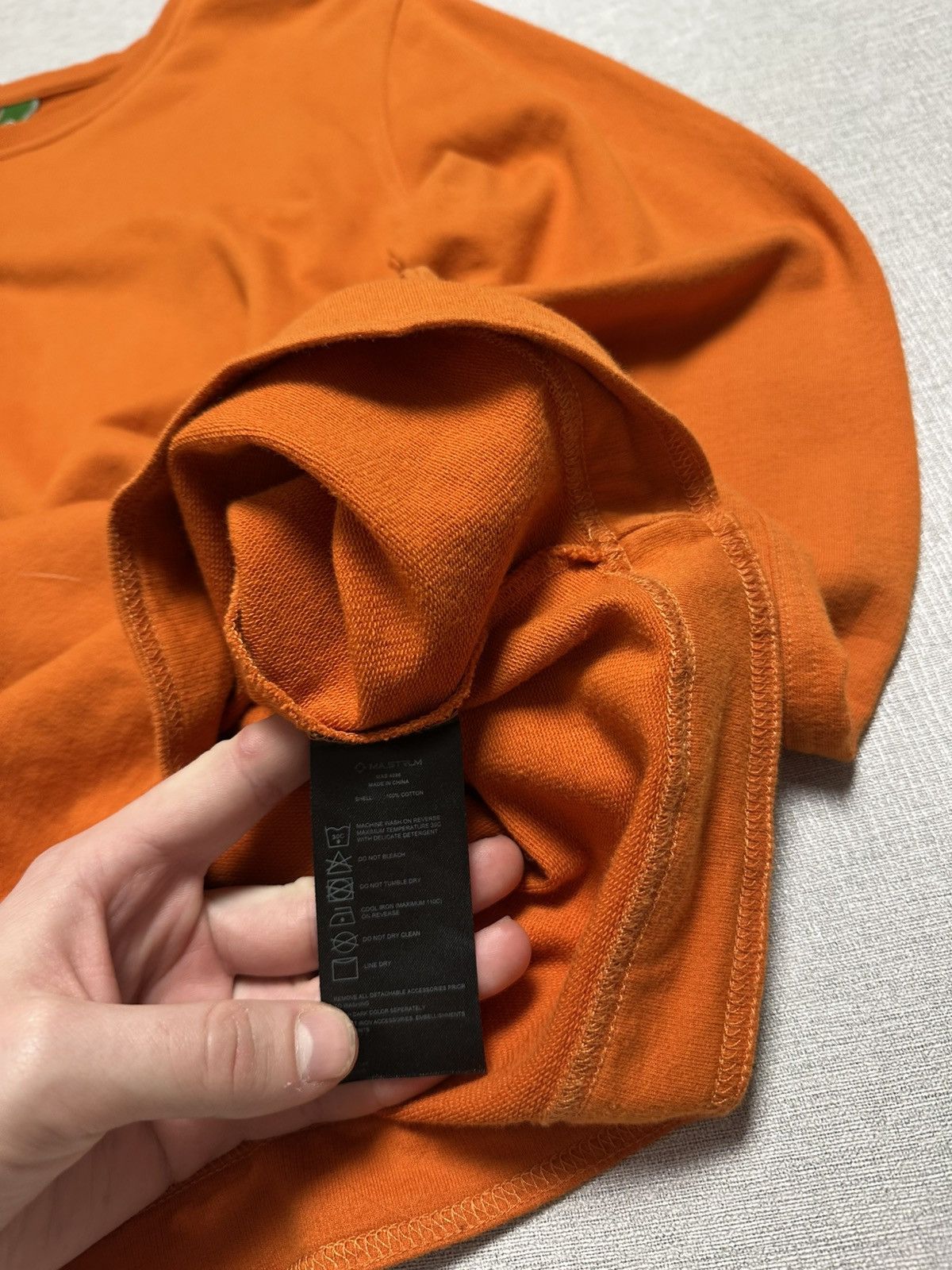 MA.STRUM × Massimo Osti × Vintage MA.STRUM Techwear Sweatshirt – Bright Orange Size US M / EU 48-50 / 2 - 9 Thumbnail