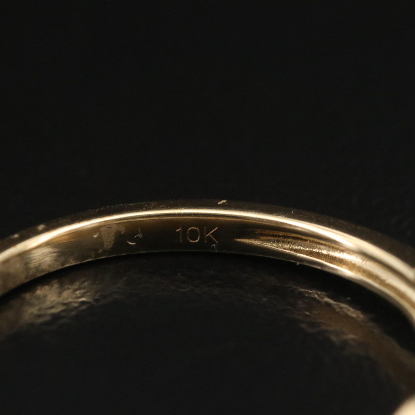 Other Vintage 10k .12 ctw Diamond Geometric Band Size ONE SIZE - 8 Thumbnail