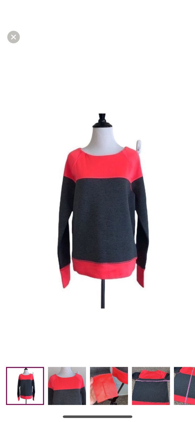 Athleta Athleta small colorblock fuse sweatshirt Size S / US 4 / IT 40 - 1 Thumbnail