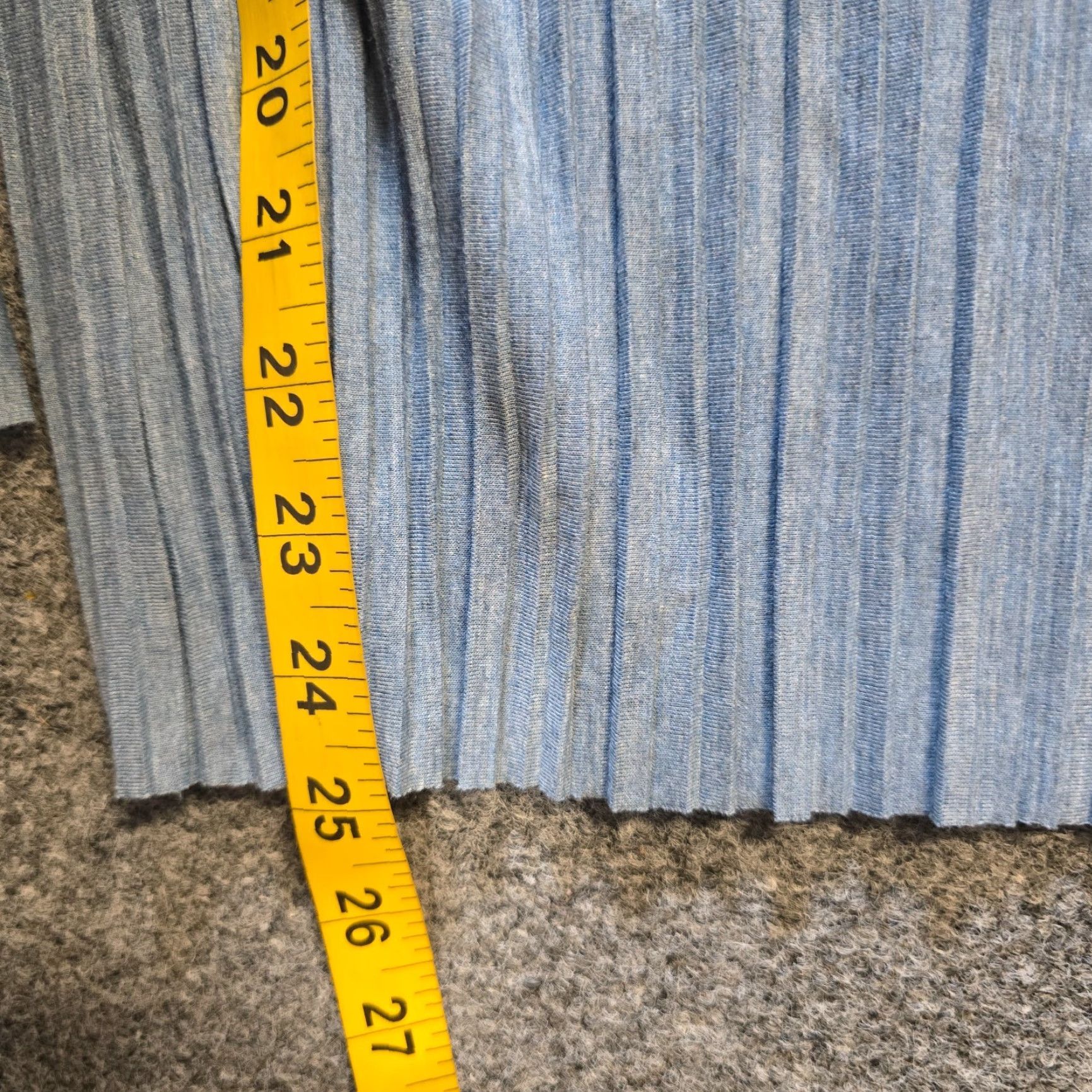 J. Jill J Jill Pants Womens Large Blue Pleated Pull On Wide-Leg Comfort Casual Lounge Shirt? Size 36" / US 14 / IT 50 - 6 Thumbnail