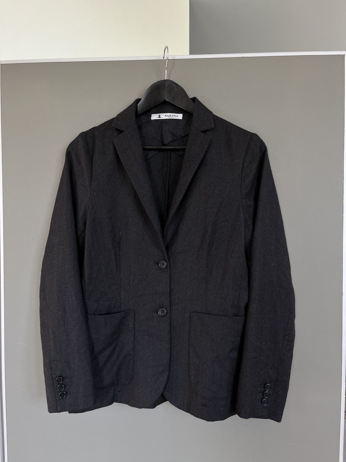 Barena × Barena Venezia Barena Venezia Wool Casual Wool Black Simple Blazer Jacket Size M / US 6-8 / IT 42-44 - 1 Thumbnail