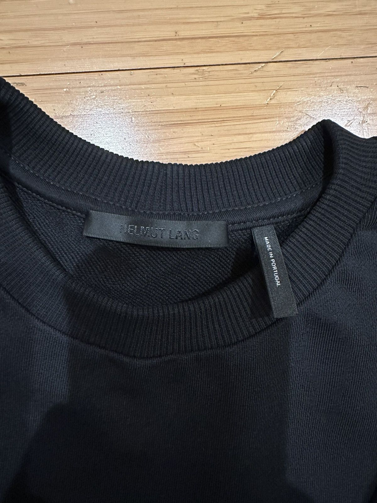 Helmut Lang Helmut Lang Cross Crewneck Size Small Size US M / EU 48-50 / 2 - 6 Thumbnail