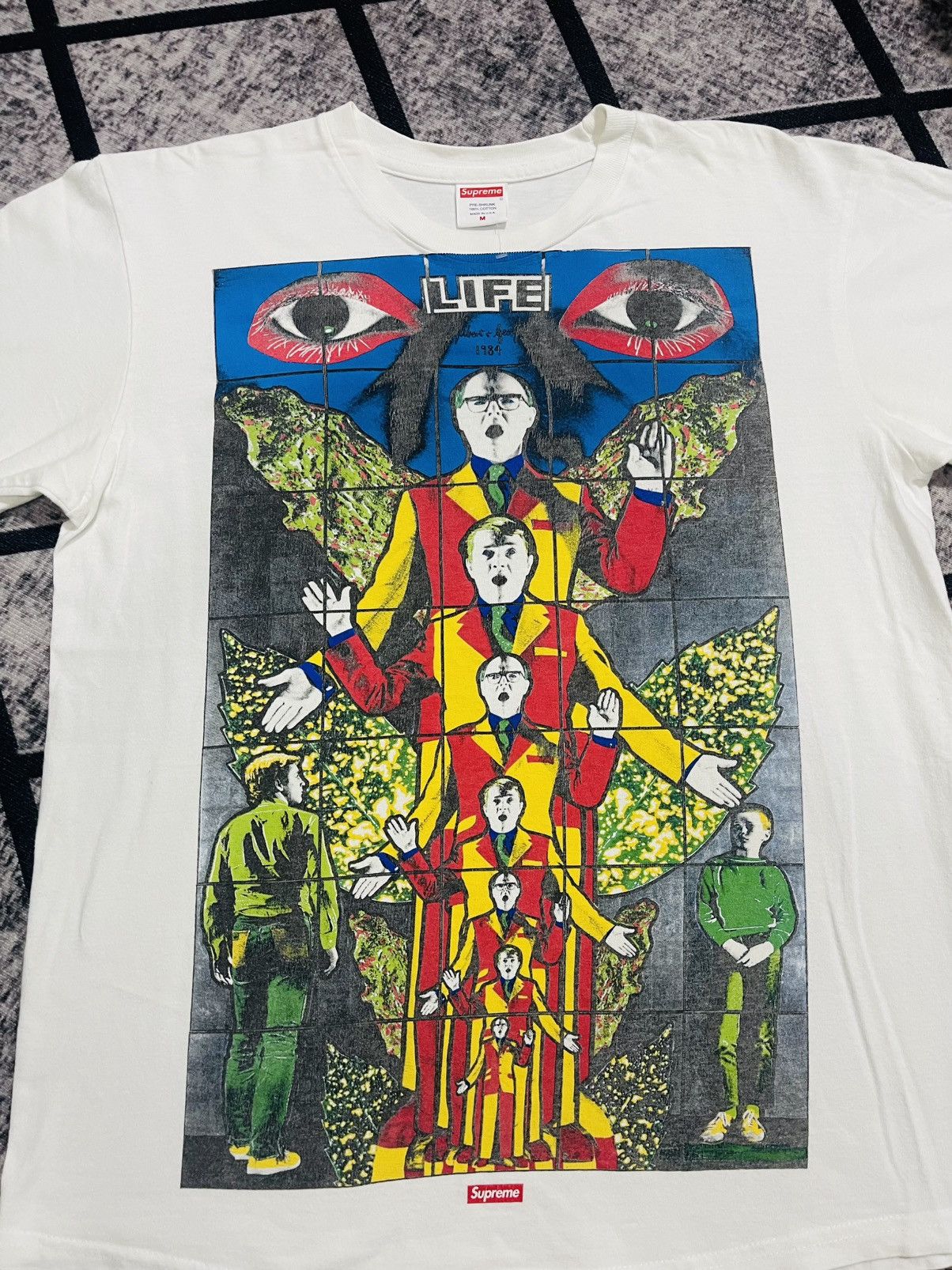 Supreme Supreme Gilbert & George LIFE Tee Size US M / EU 48-50 / 2 - 2 Thumbnail