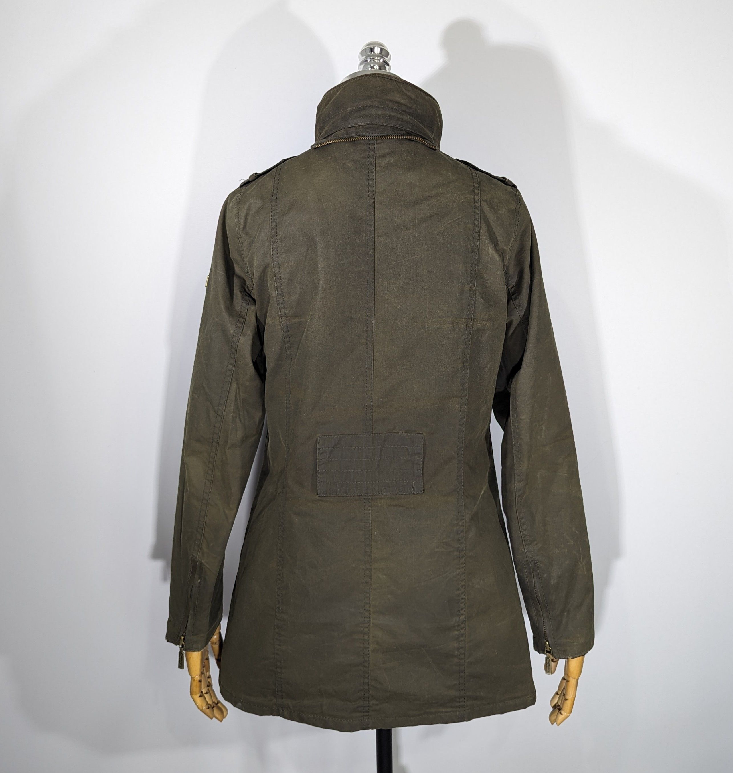 Barbour Barbour International SMU Weyhill Wax Jacket Waxed Cotton Size M / US 6-8 / IT 42-44 - 12 Thumbnail