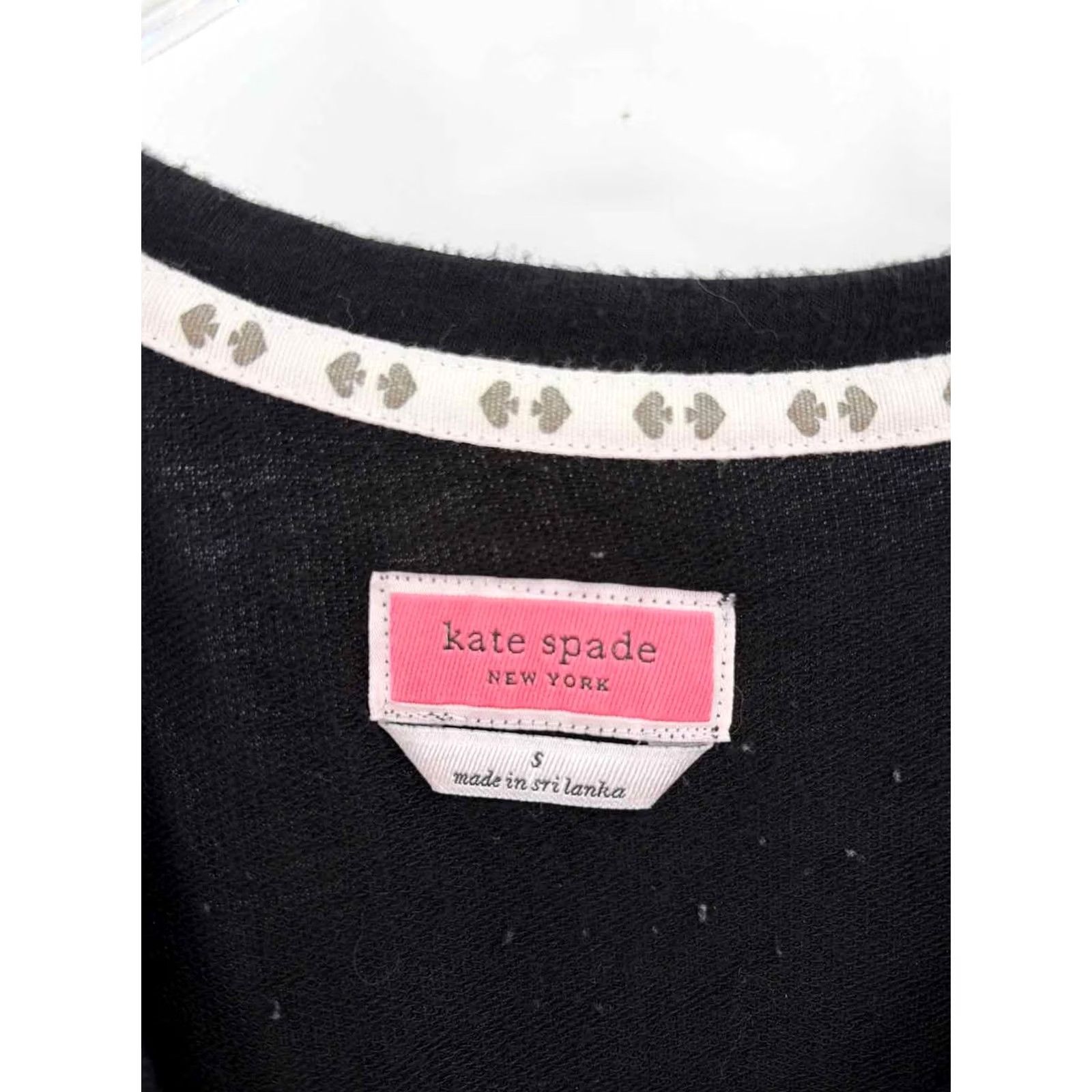 Vintage Kate Spade Sweater Small Black Pre Owned Size Logo Size S / US 4 / IT 40 - 6 Thumbnail