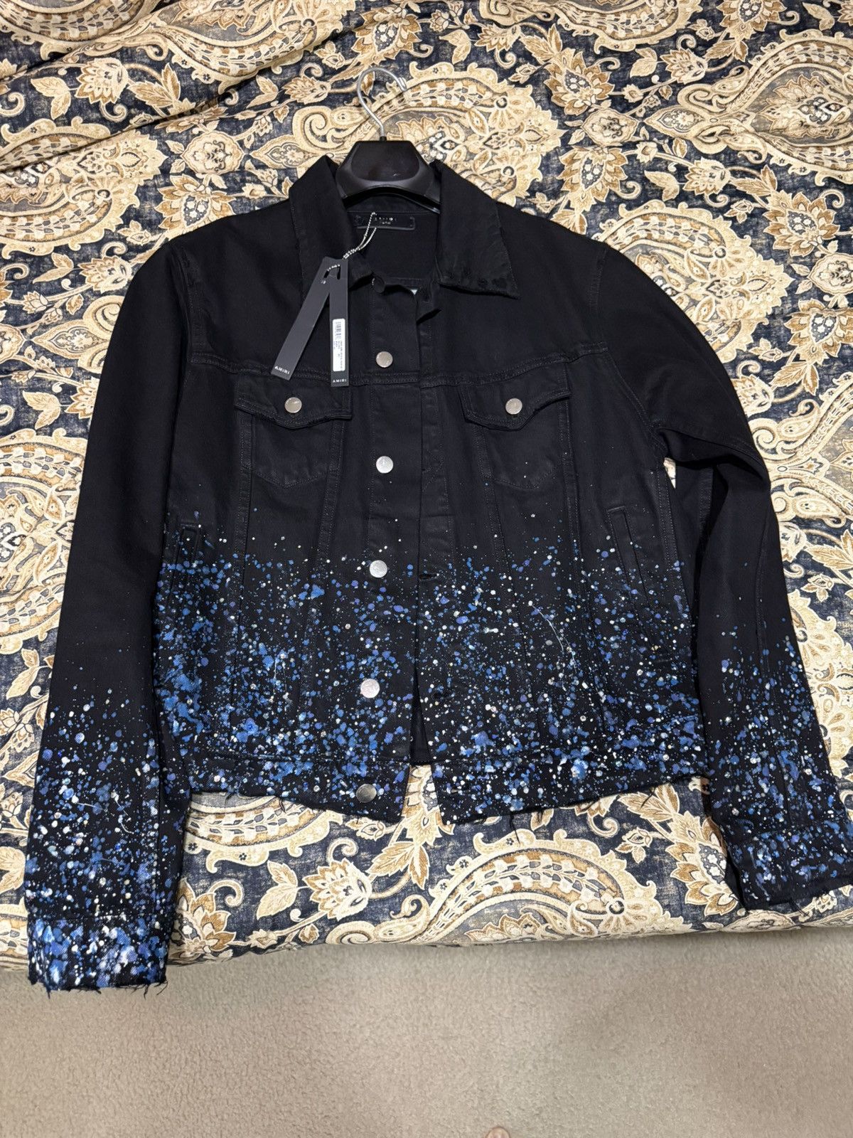 Amiri Amiri crystal painter denim jacket Size US XL / EU 56 / 4 - 1 Thumbnail
