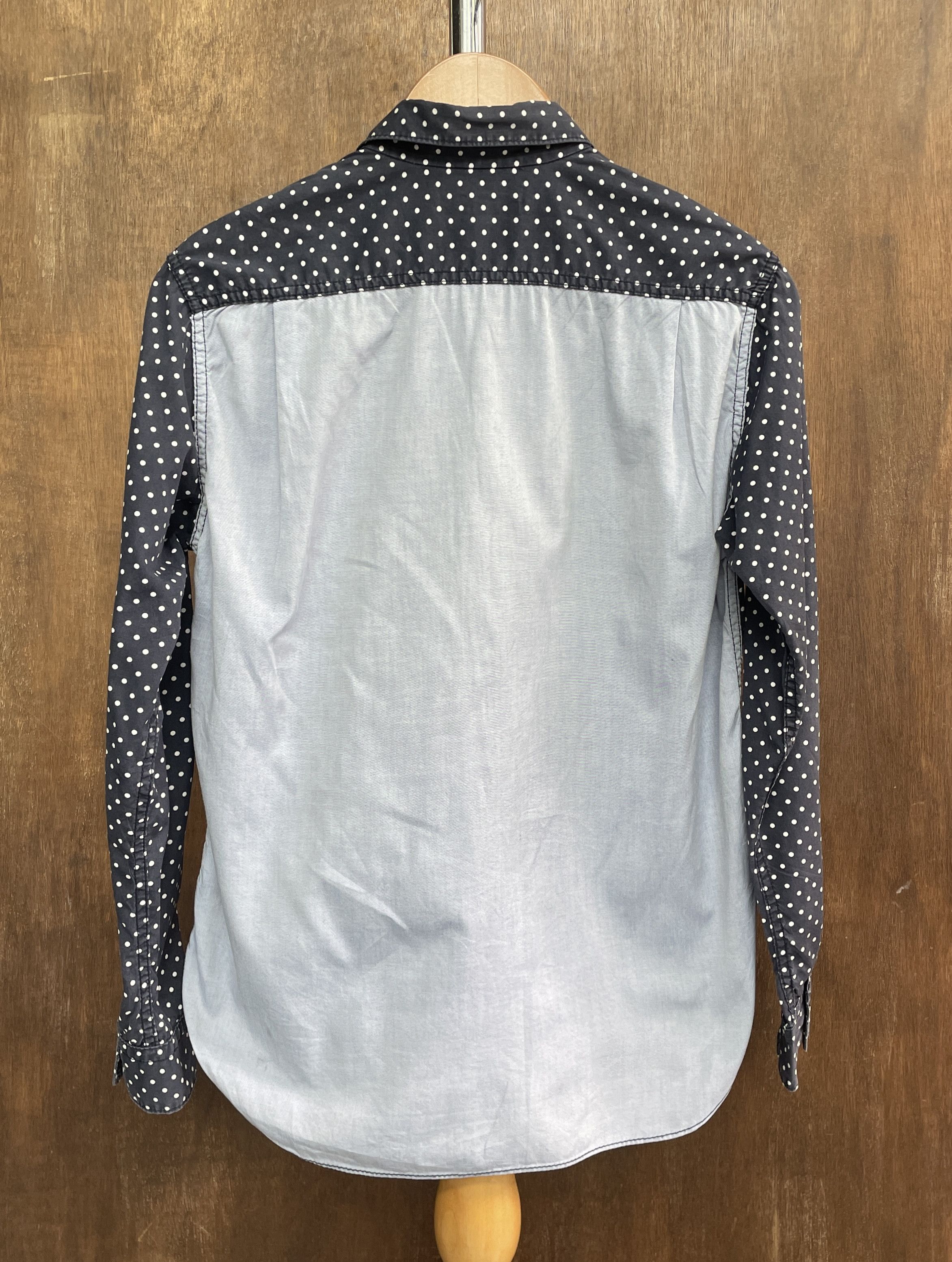 Comme des Garcons Homme COMME des GARCONS HOMME Polkadot Two tone Shirt Size US XS / EU 42 / 0 - 4 Thumbnail