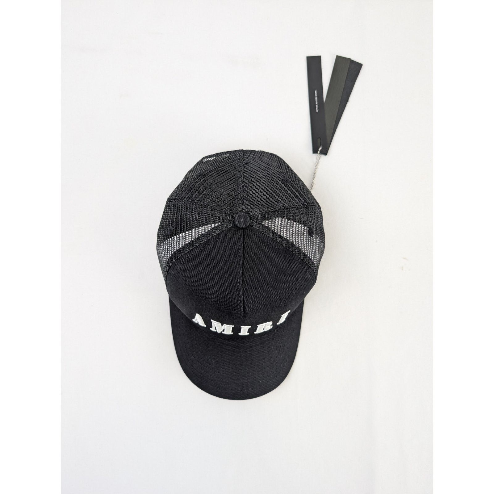 Amiri o1rshd1 Q:2 / Core Logo Trucker Cap / Hat in Black/White Size ONE SIZE - 10 Thumbnail