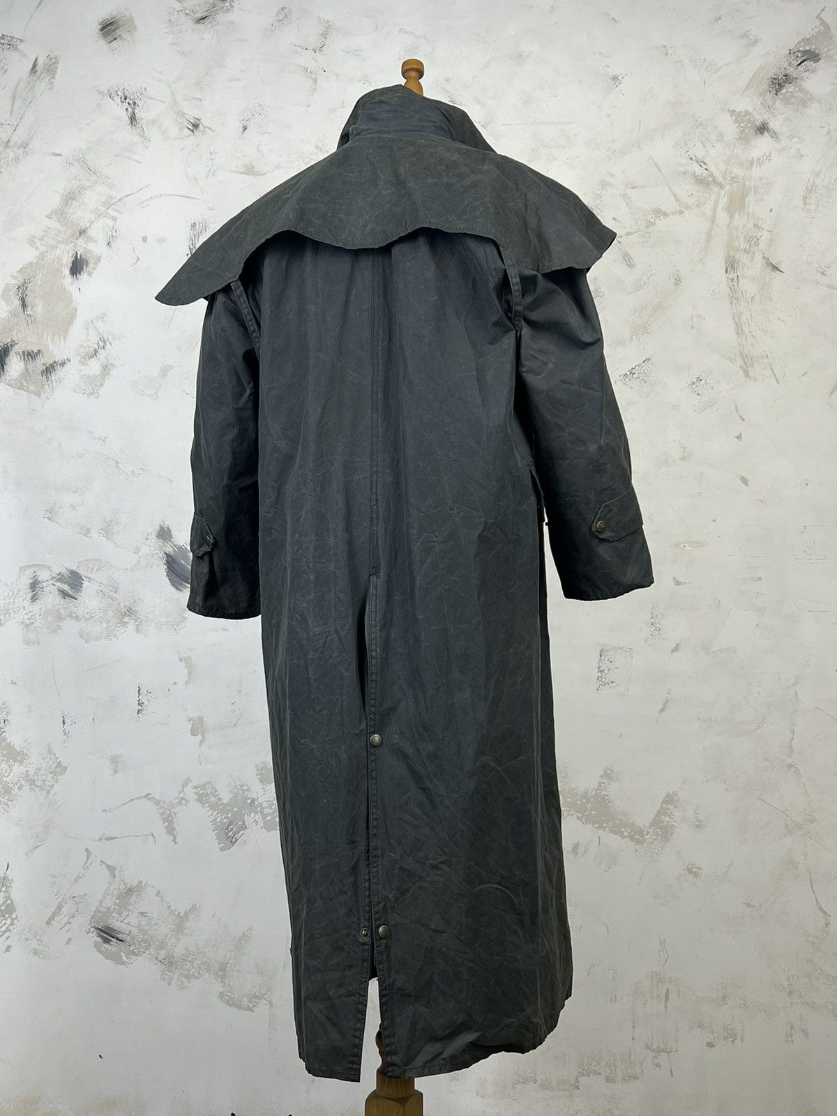 Vintage Driza-Bone Waxed Oilskin Long Coat Bushman Duster Size S Size US S / EU 44-46 / 1 - 3 Thumbnail