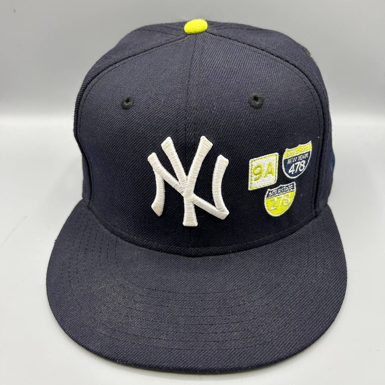 Japanese Brand × New Era NEW ERA Fitted Long Brim Hat Cap 7 3/8