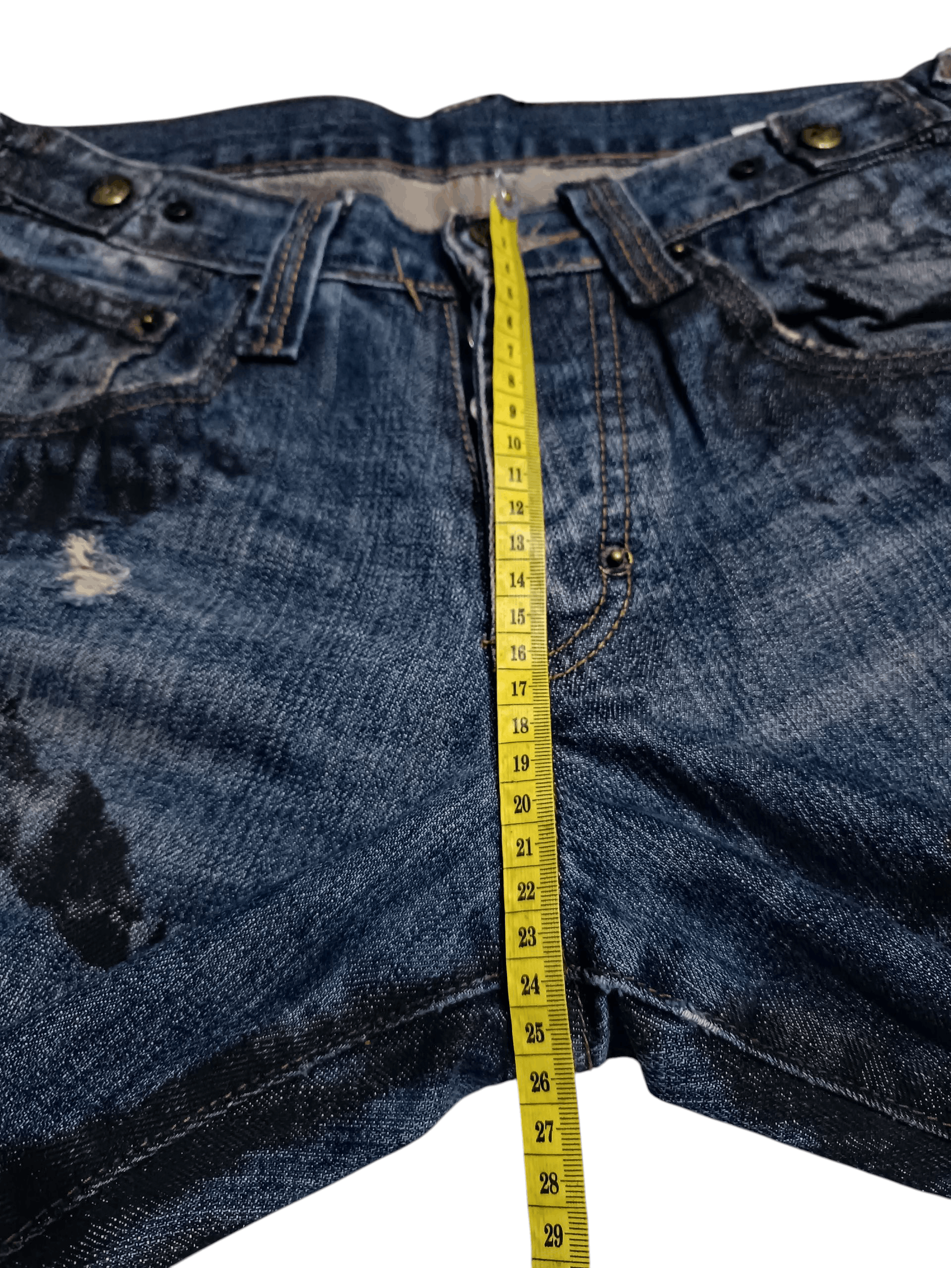 Prps Prps Noir Japanese Denim Distressed Thrashed Crop Fit Size US 28 / EU 44 - 11 Thumbnail
