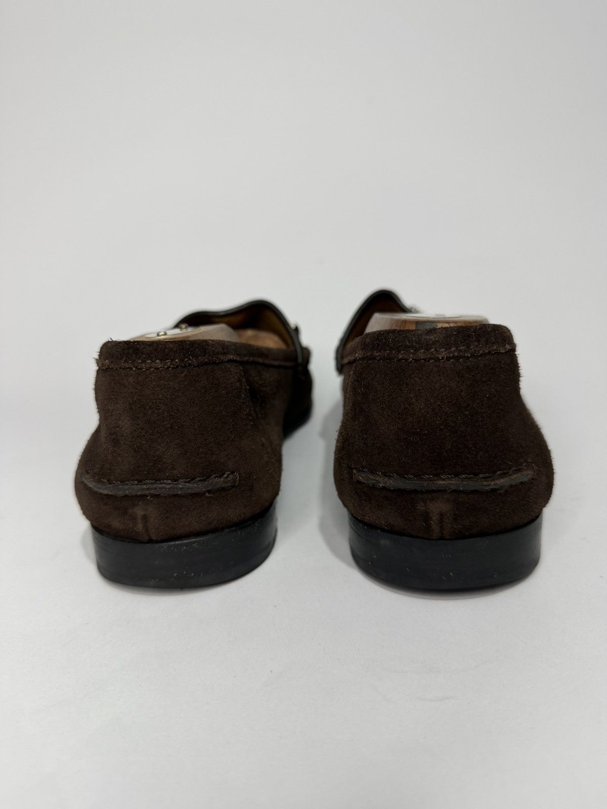 Gucci Gucci Brown Suede Horsebit Loafers Size 9.5US Size US 9.5 / EU 42-43 - 5 Thumbnail