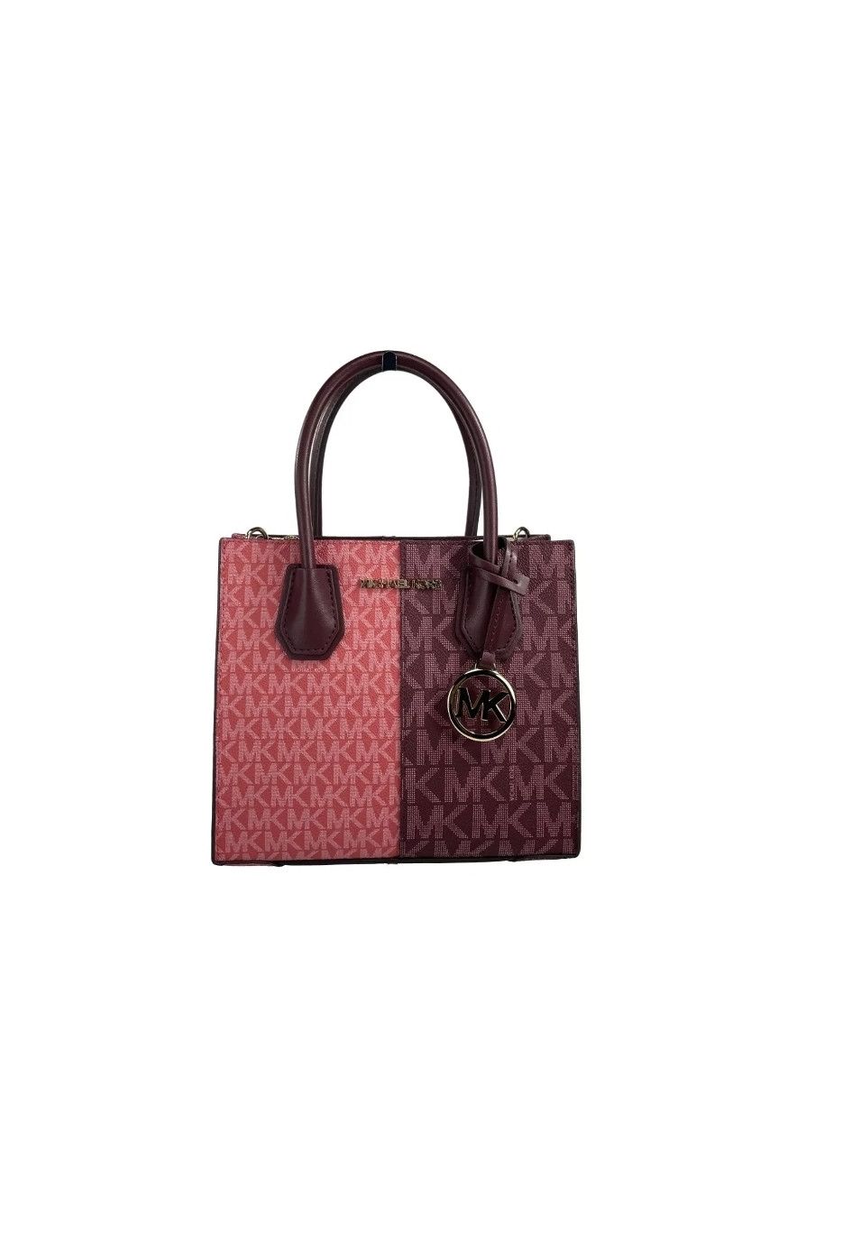 Michael Kors Michael Kors Mercer Two-Tone Logo Crossbody Bag $398 MSRP Size ONE SIZE - 1 Thumbnail