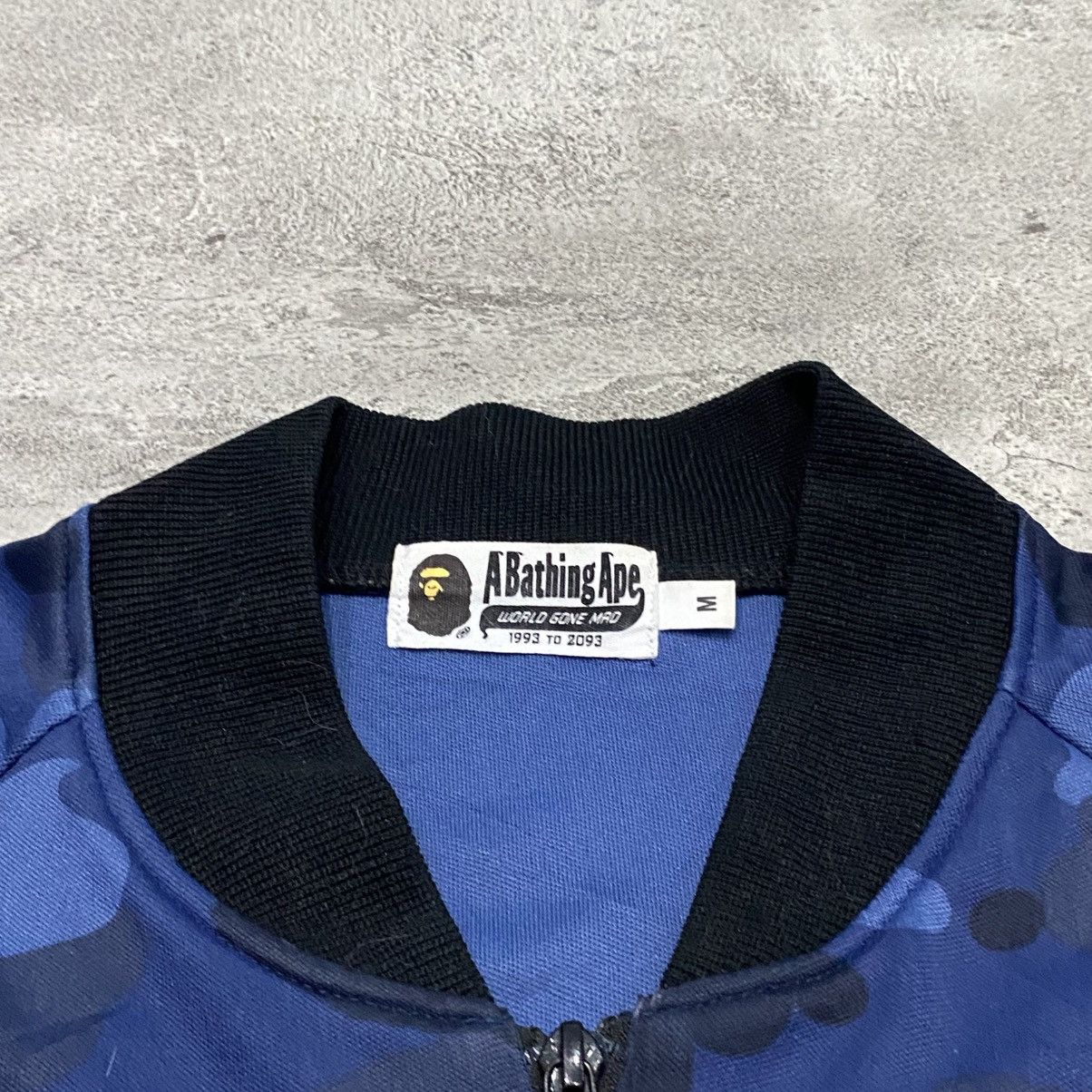 Bape Bape Spellout Camo Blue Zip Track Jacket Size US M / EU 48-50 / 2 - 3 Thumbnail