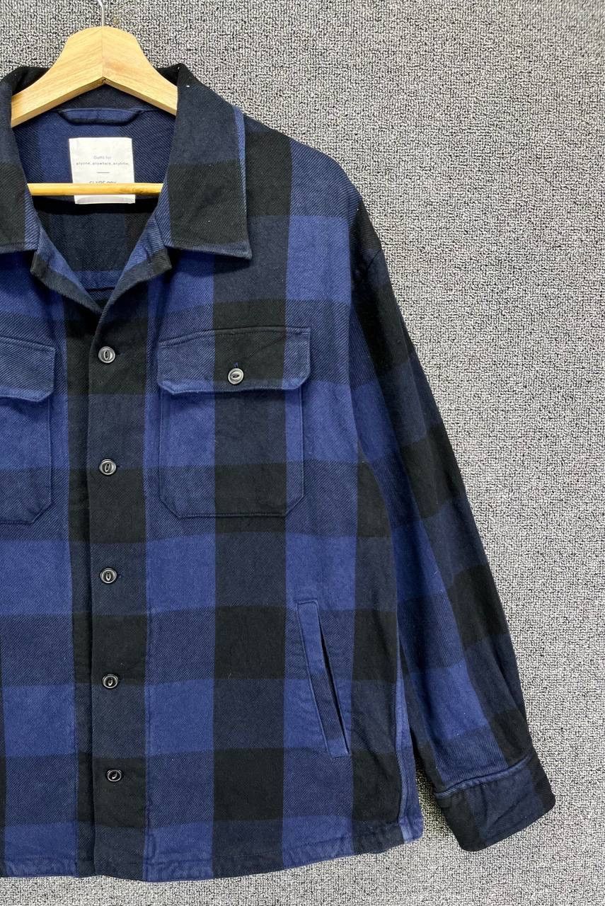 Flannel × Japanese Brand × SHIPS Vintage Ships Shadow Plaid Shirts Button Up Flannnel Size US M / EU 48-50 / 2 - 4 Thumbnail