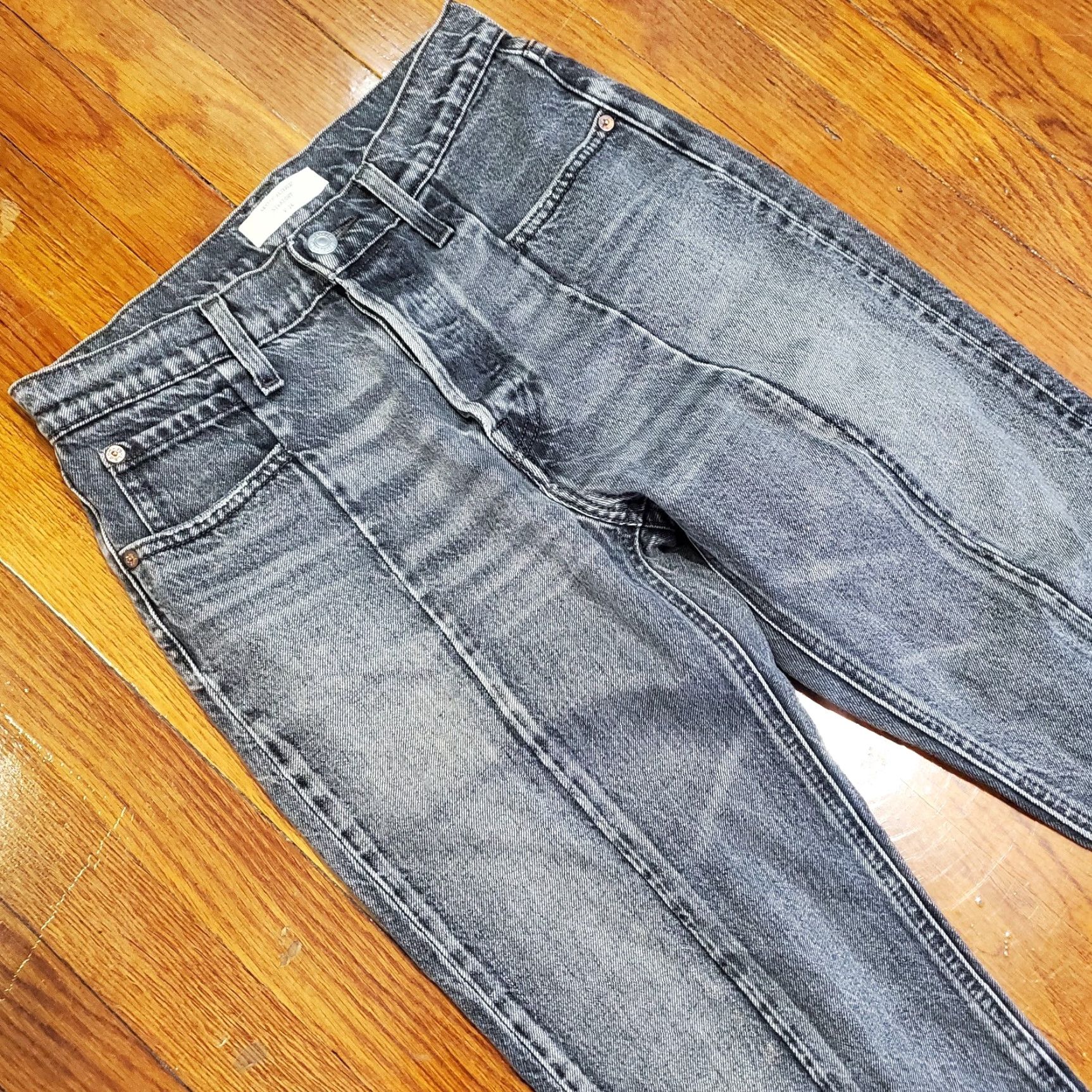 Levi's Levi's Jeans Adult 26 Straight Denim Button Fly 5-Pocket Womens Blue Slimming Stretch Regular Pants Size 26" / US 2 / IT 38 - 3 Thumbnail